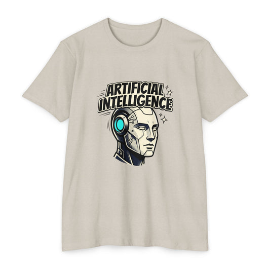 Artificial Intelligence Robot Tee — AI Head Graphic T-Shirt