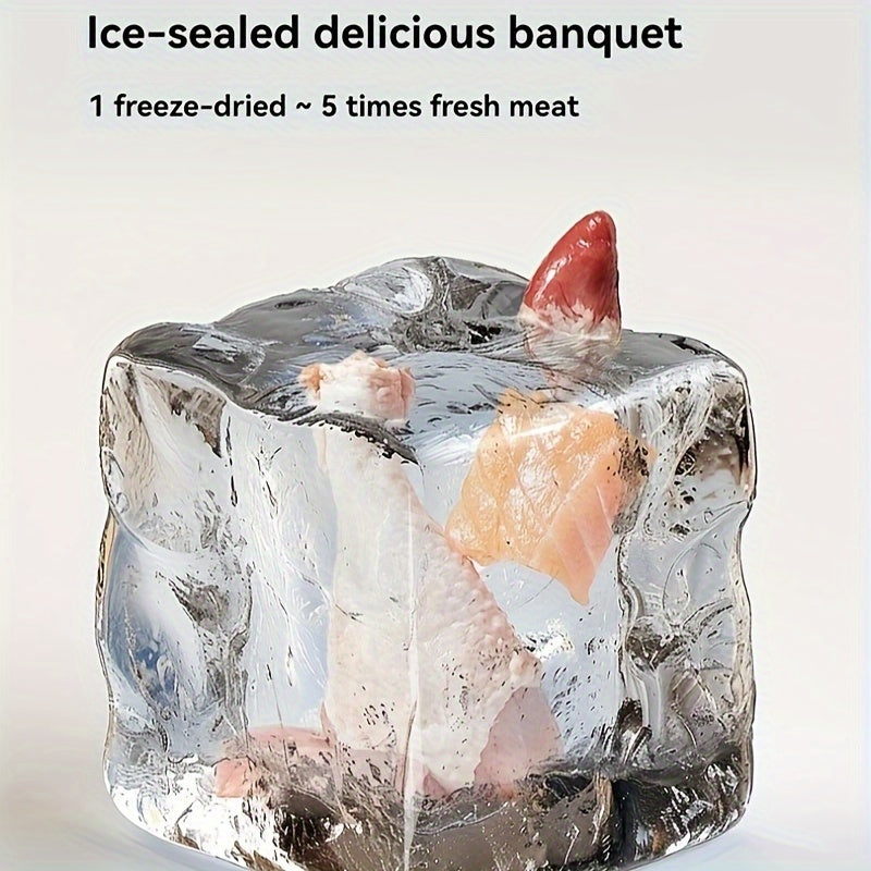 Pigeon meat grain-free cat food half freeze-dried full-price staple food 5 pounds large package general fattening and hair gills for cats and kittens