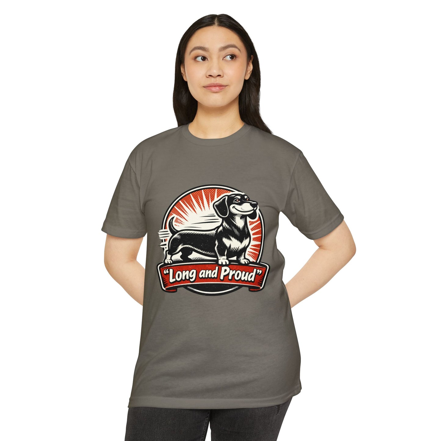 Long and Proud Dachshund T-Shirt — Cute Retro Wiener Dog Tee