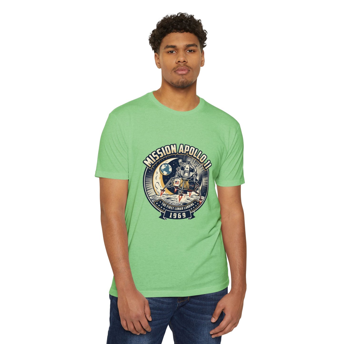 Apollo 11 Moon Landing T-Shirt — Mission Apollo 11 1969 Lunar Module Retro Tee