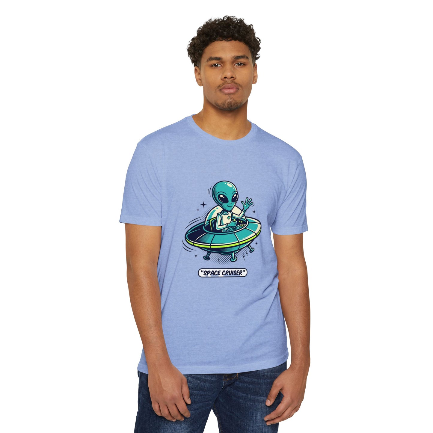 Space Cruiser Alien UFO T‑Shirt — Sci‑Fi Graphic Tee