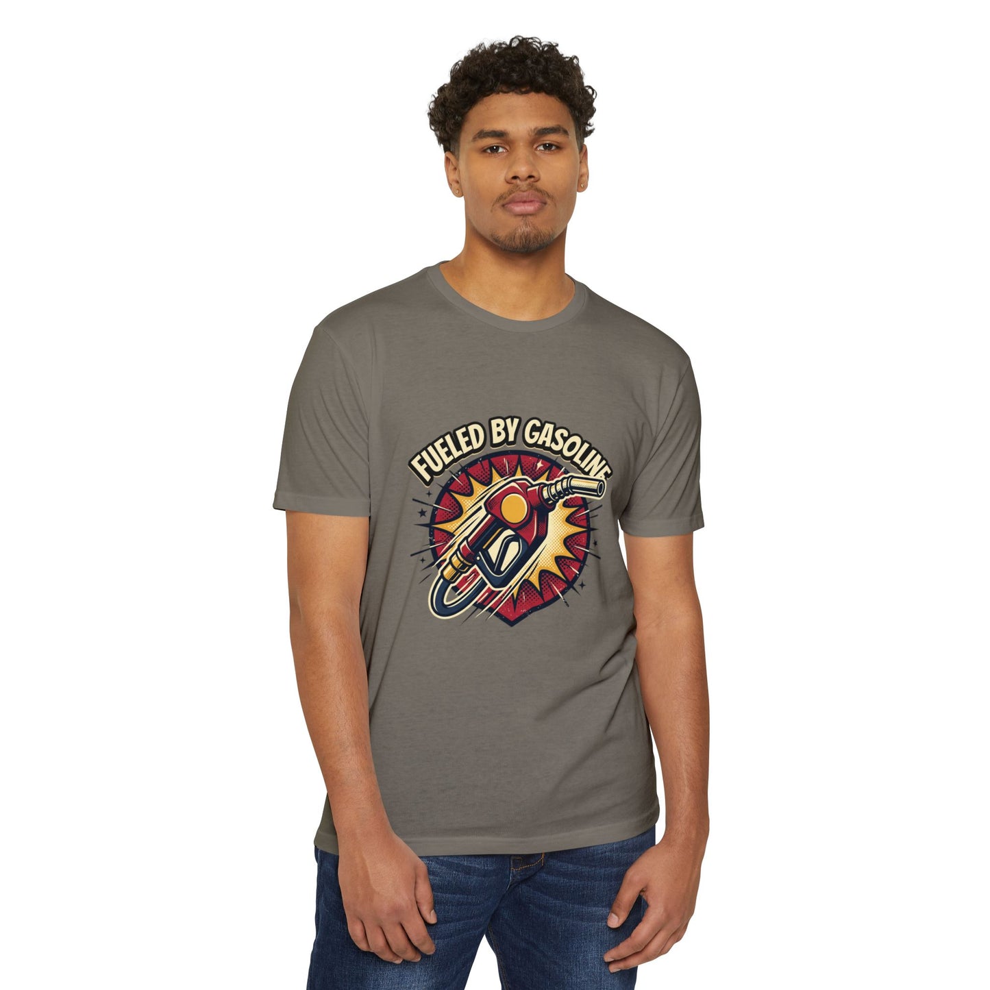 Fueled By Gasoline Retro Gas Pump T-Shirt