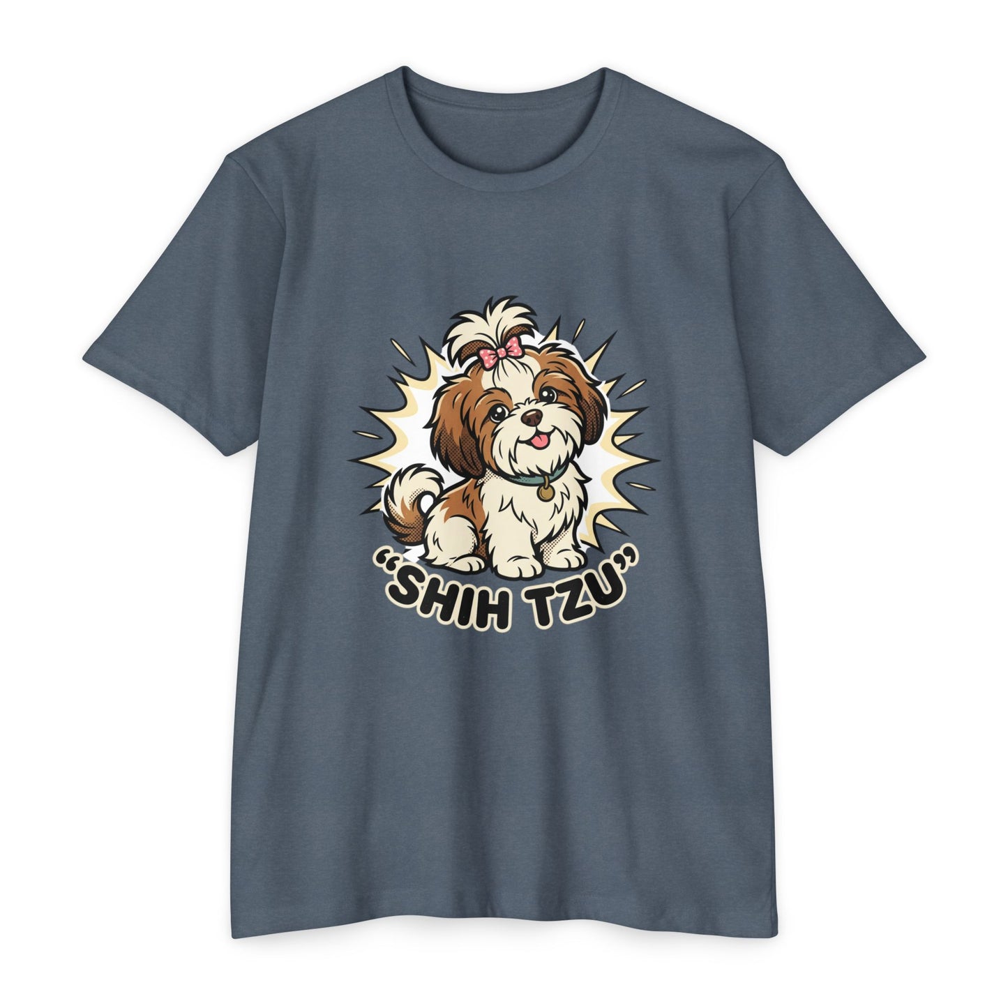 Shih Tzu Cute Cartoon T-Shirt — Adorable Dog Lover Tee