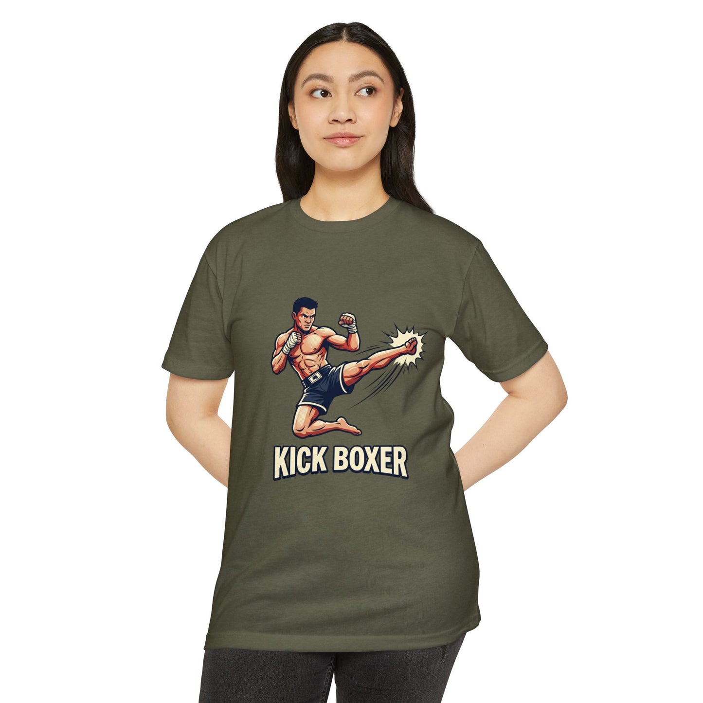 Camiseta Kick Boxer — Camiseta Retro Gráfica de Artes Marciales