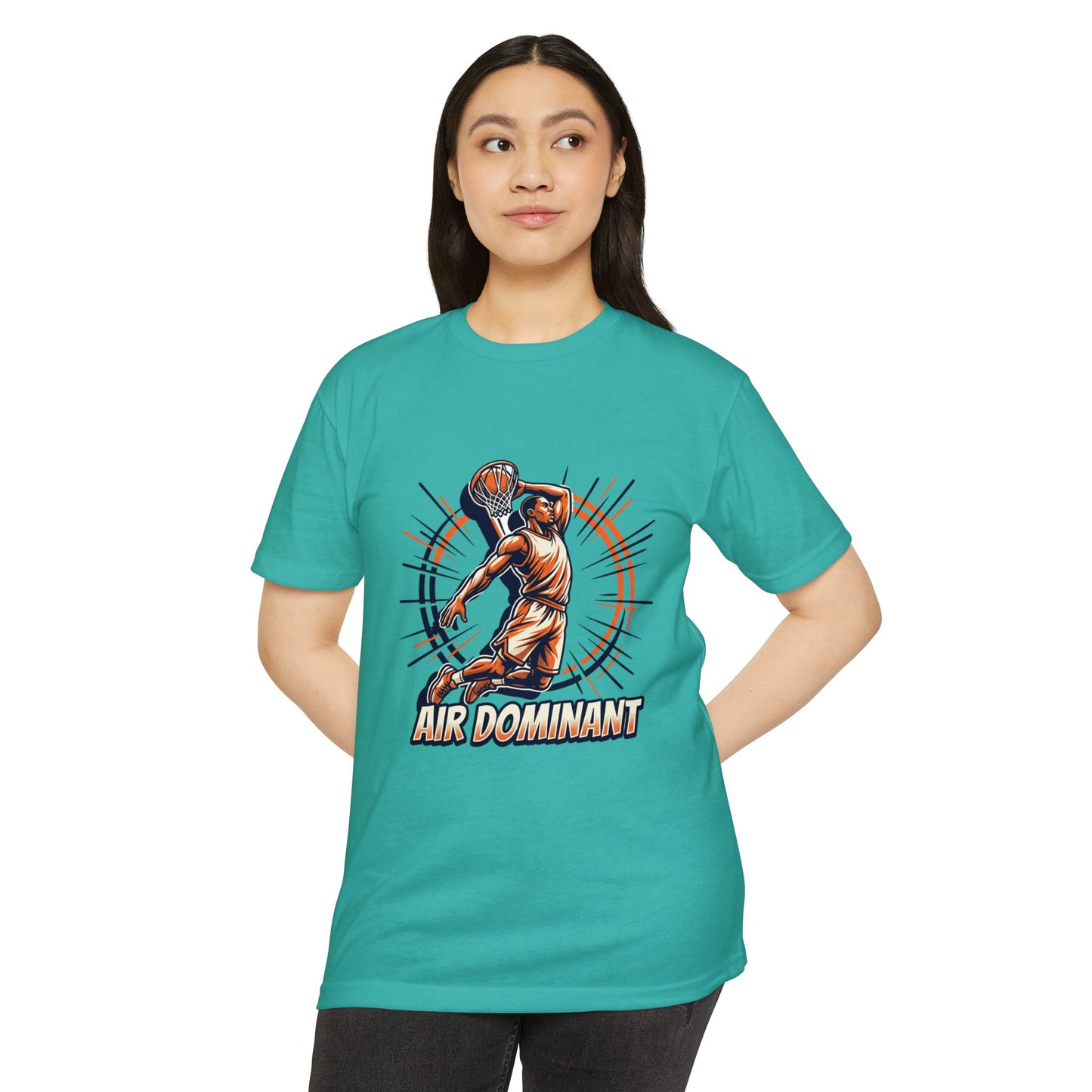 Air Dominant Basketball T-Shirt — Slam Dunk Player Graphic Tee