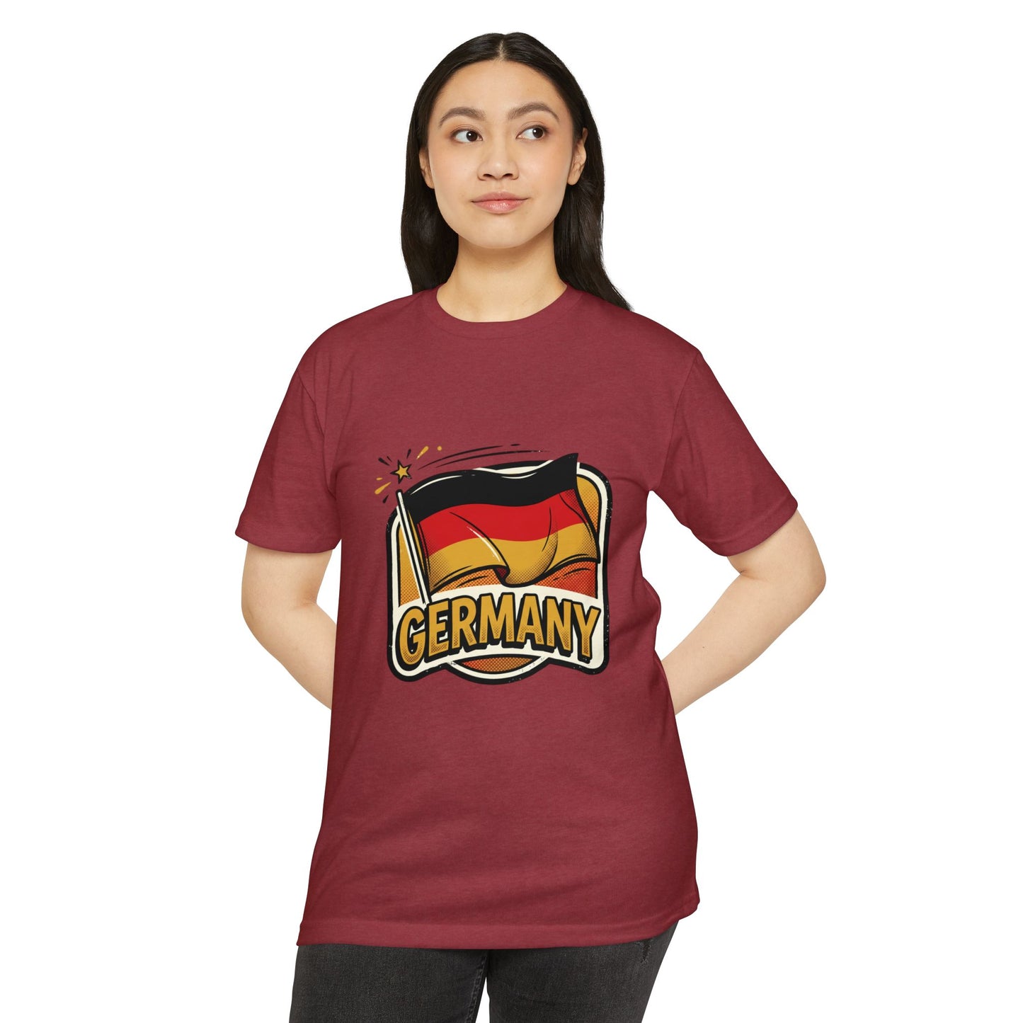 Germany Flag Retro Sports T-Shirt — Vintage Team Fan Tee