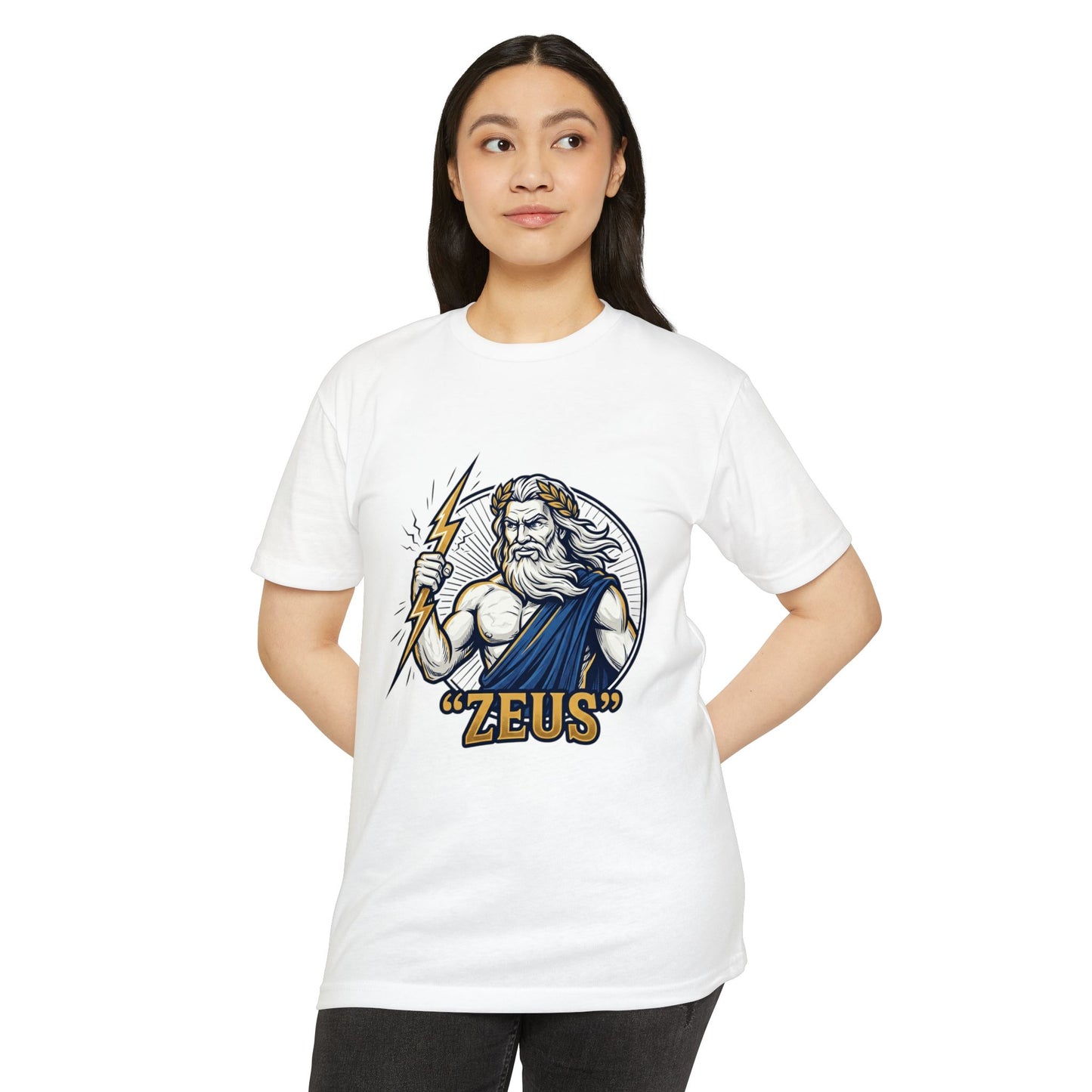 Zeus Lightning Graphic T‑Shirt — Mythology Greek God Tee