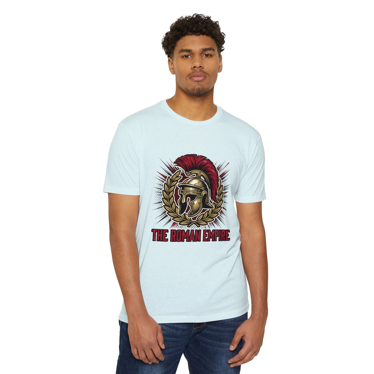 Roman Empire Helmet T-Shirt — Vintage Gladiator Graphic Tee