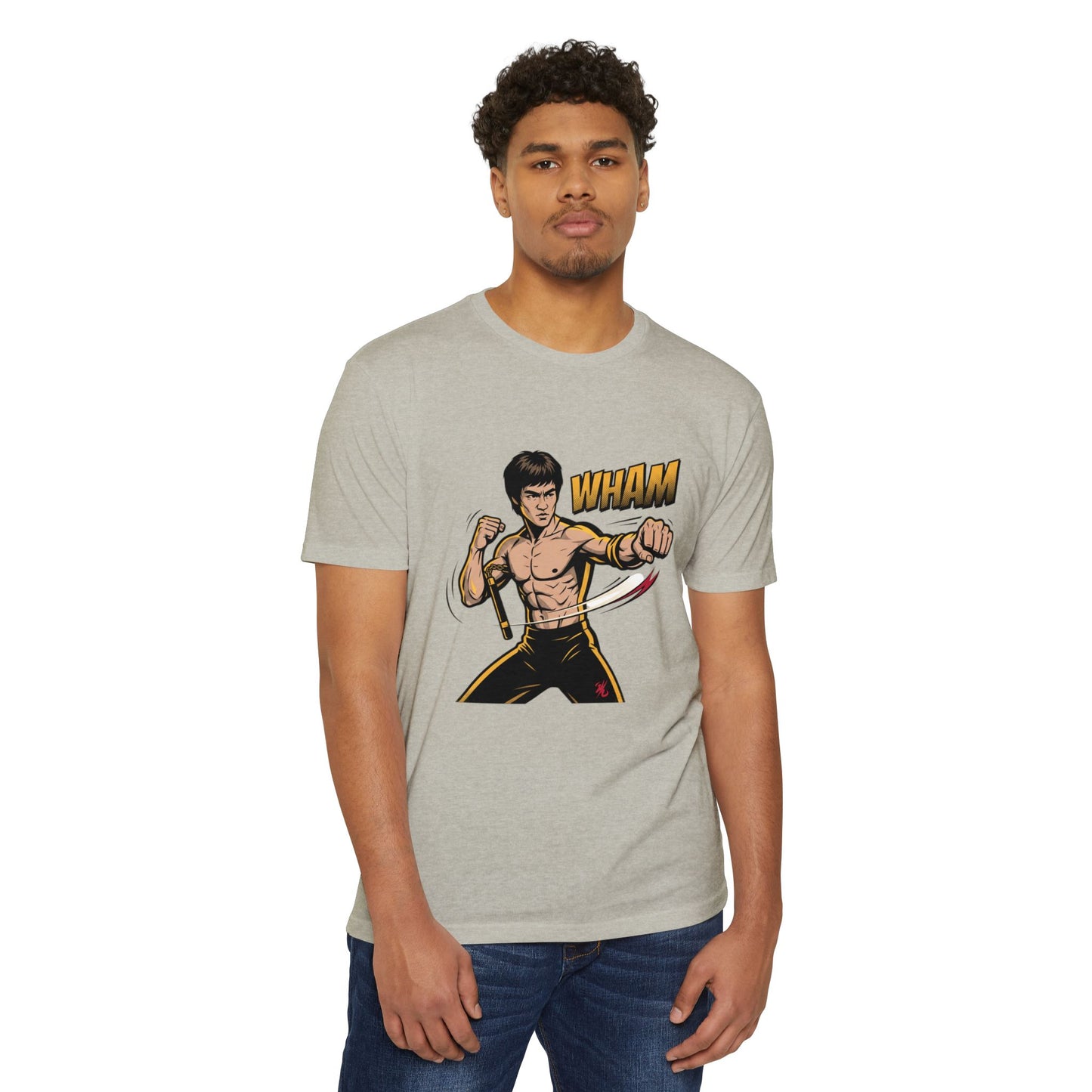Camiseta gráfica de artes marciales — Camiseta de luchador estilo Bruce 'WHAM'