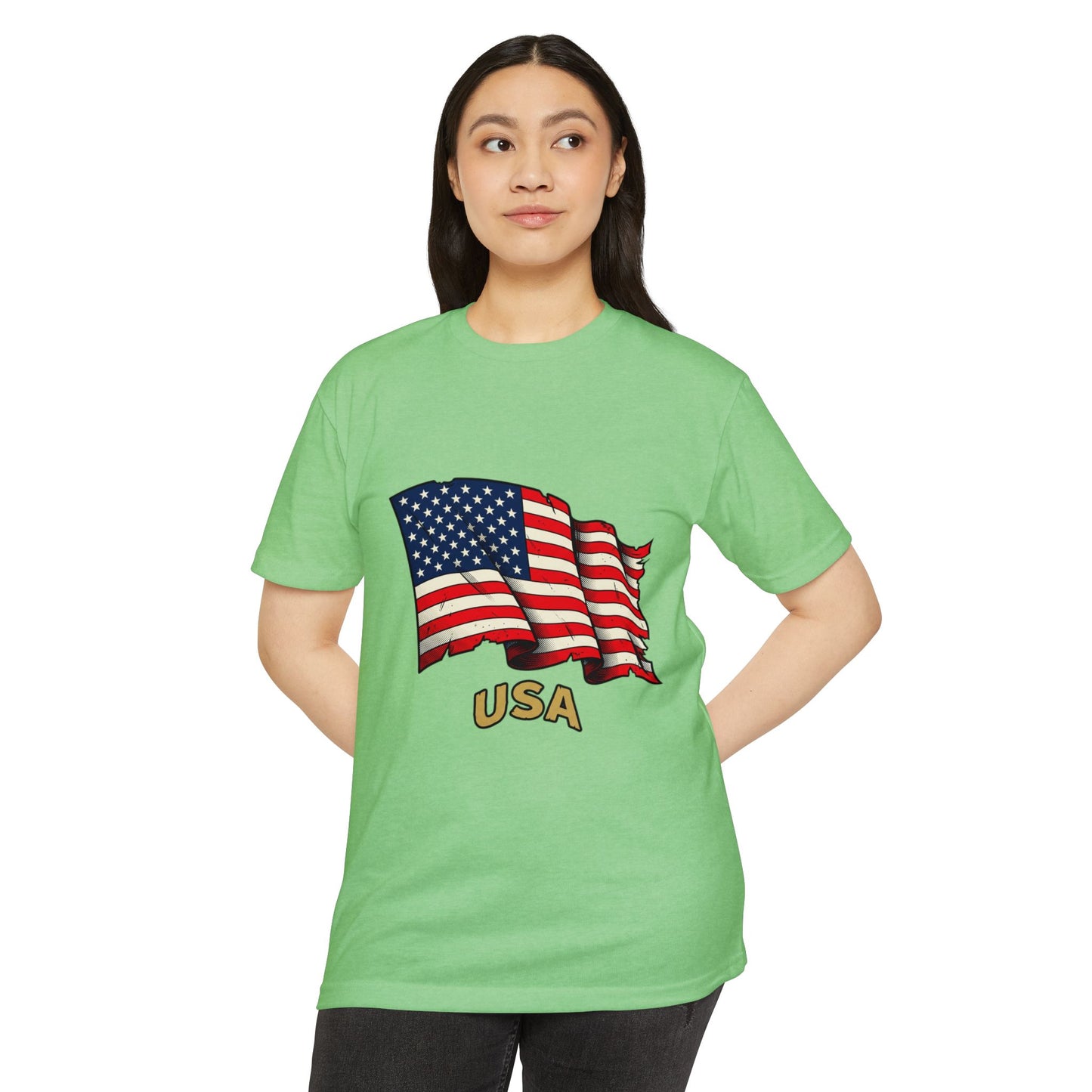 Vintage American Flag T-Shirt — USA Flag Graphic Tee