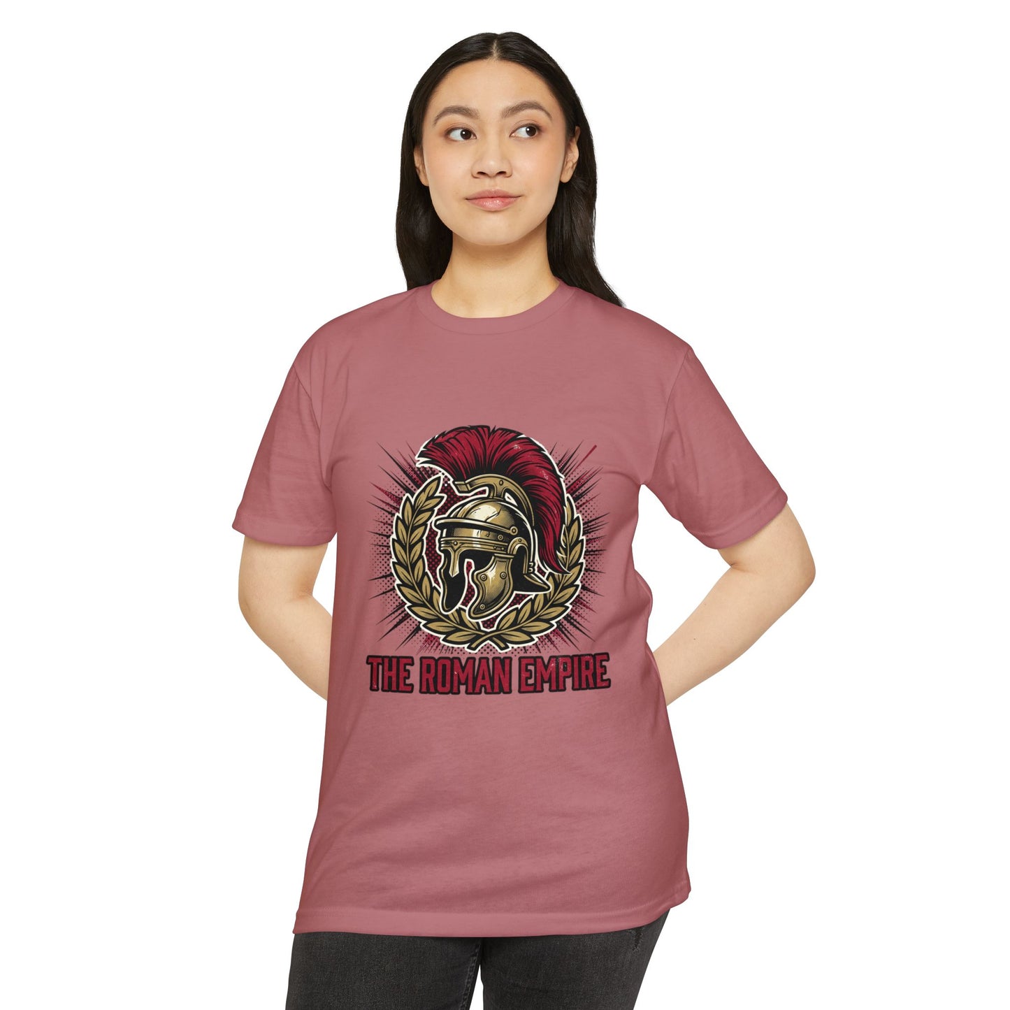 Roman Empire Helmet T-Shirt — Vintage Gladiator Graphic Tee