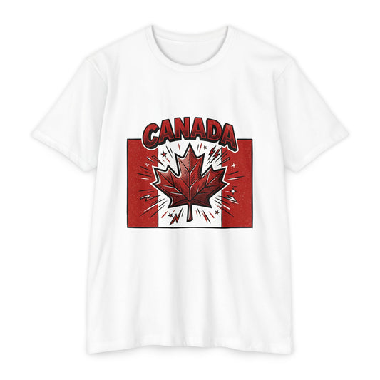 Retro Canada Maple Leaf Graphic T-Shirt — Canadian Pride Tee