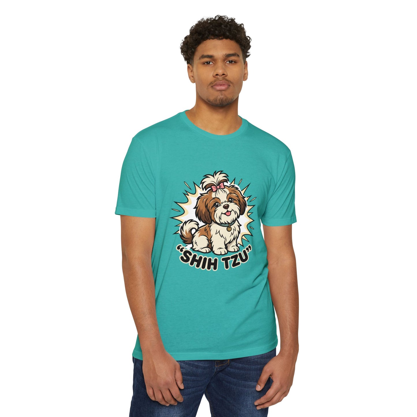 Shih Tzu Cute Cartoon T-Shirt — Adorable Dog Lover Tee