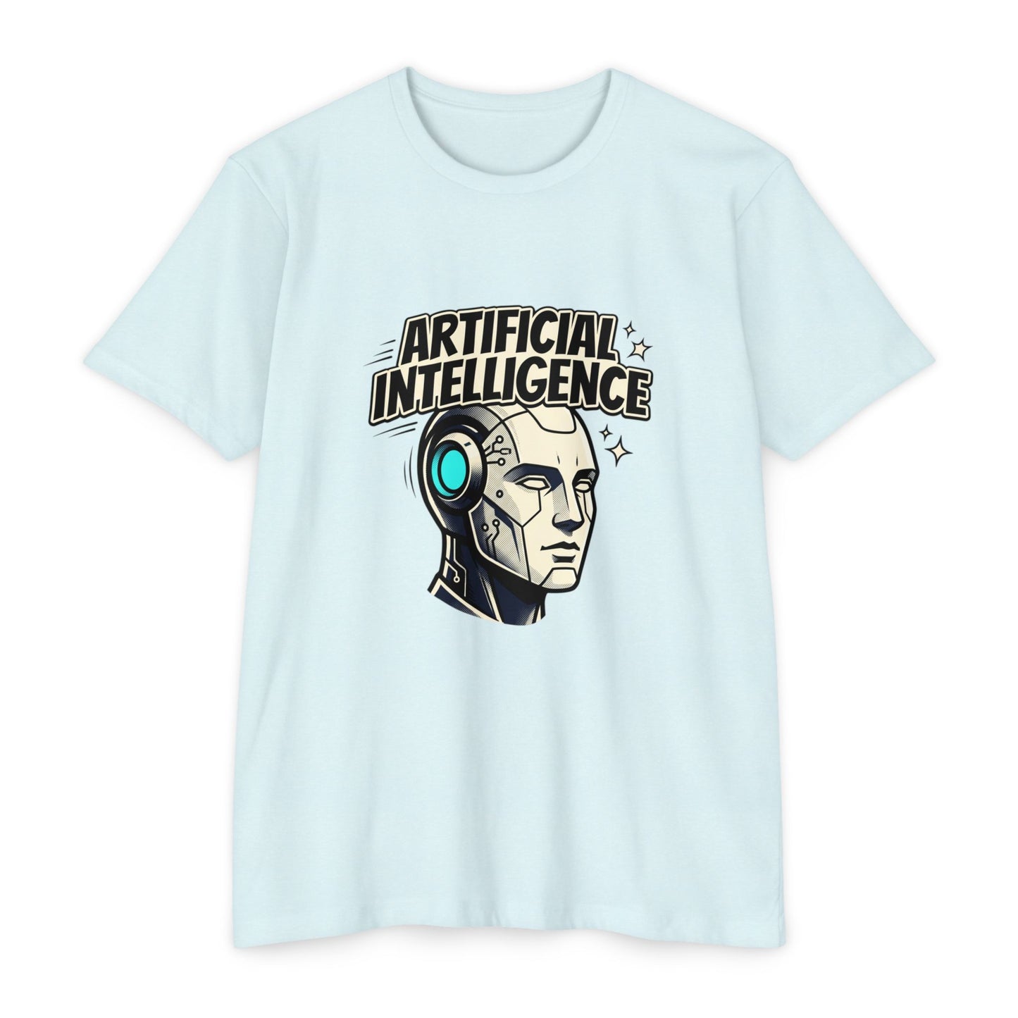 Artificial Intelligence Robot Tee — AI Head Graphic T-Shirt
