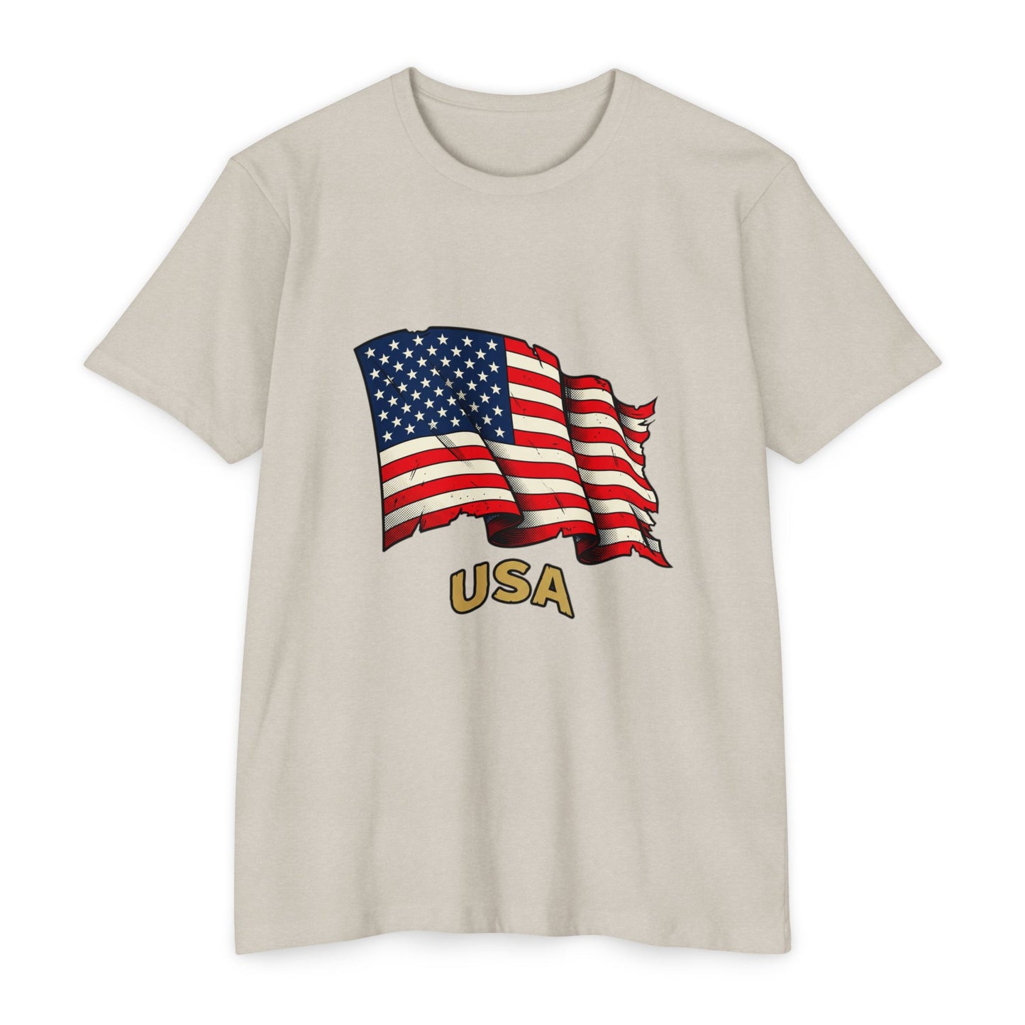 Vintage American Flag T-Shirt — USA Flag Graphic Tee