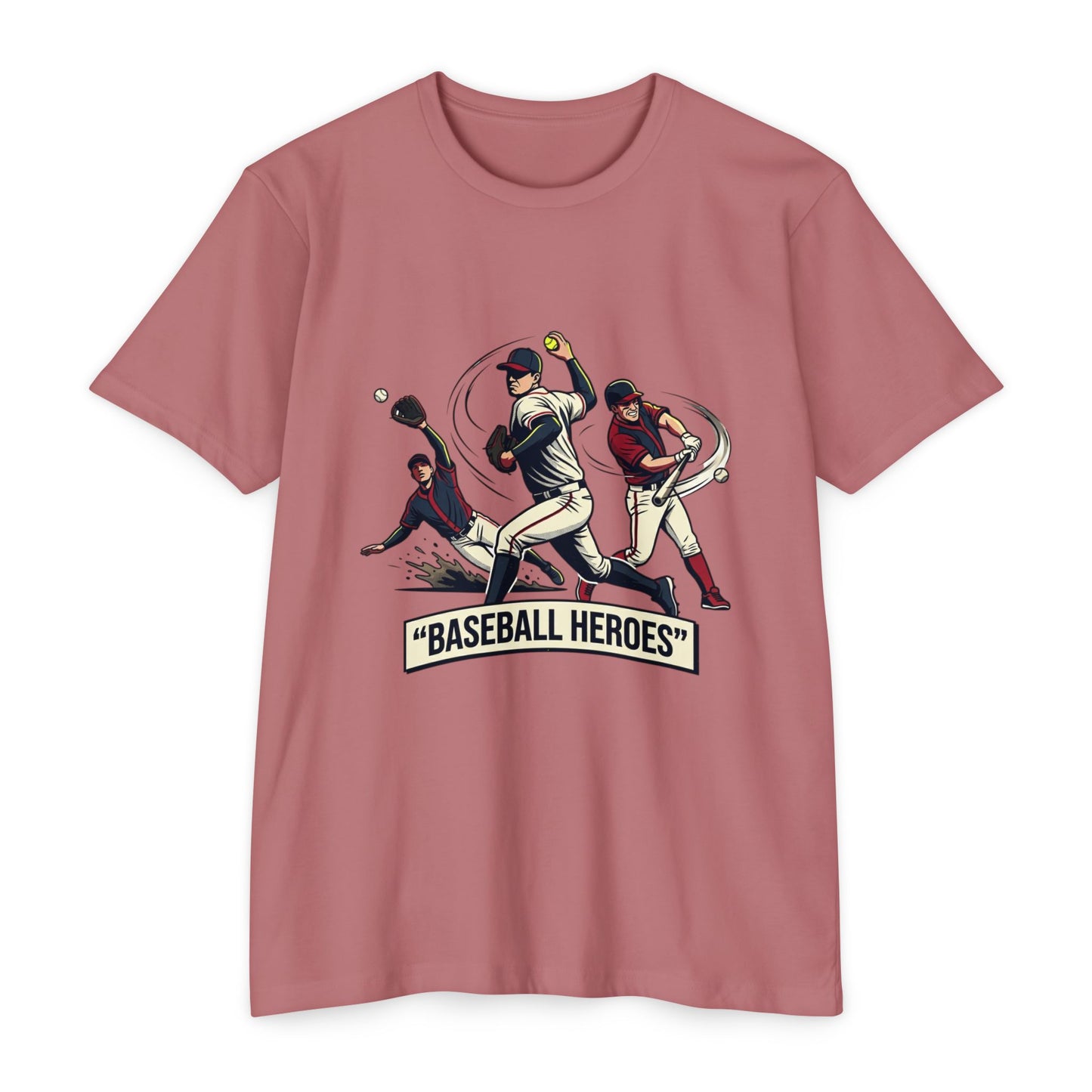 Baseball Heroes Vintage Players T-Shirt