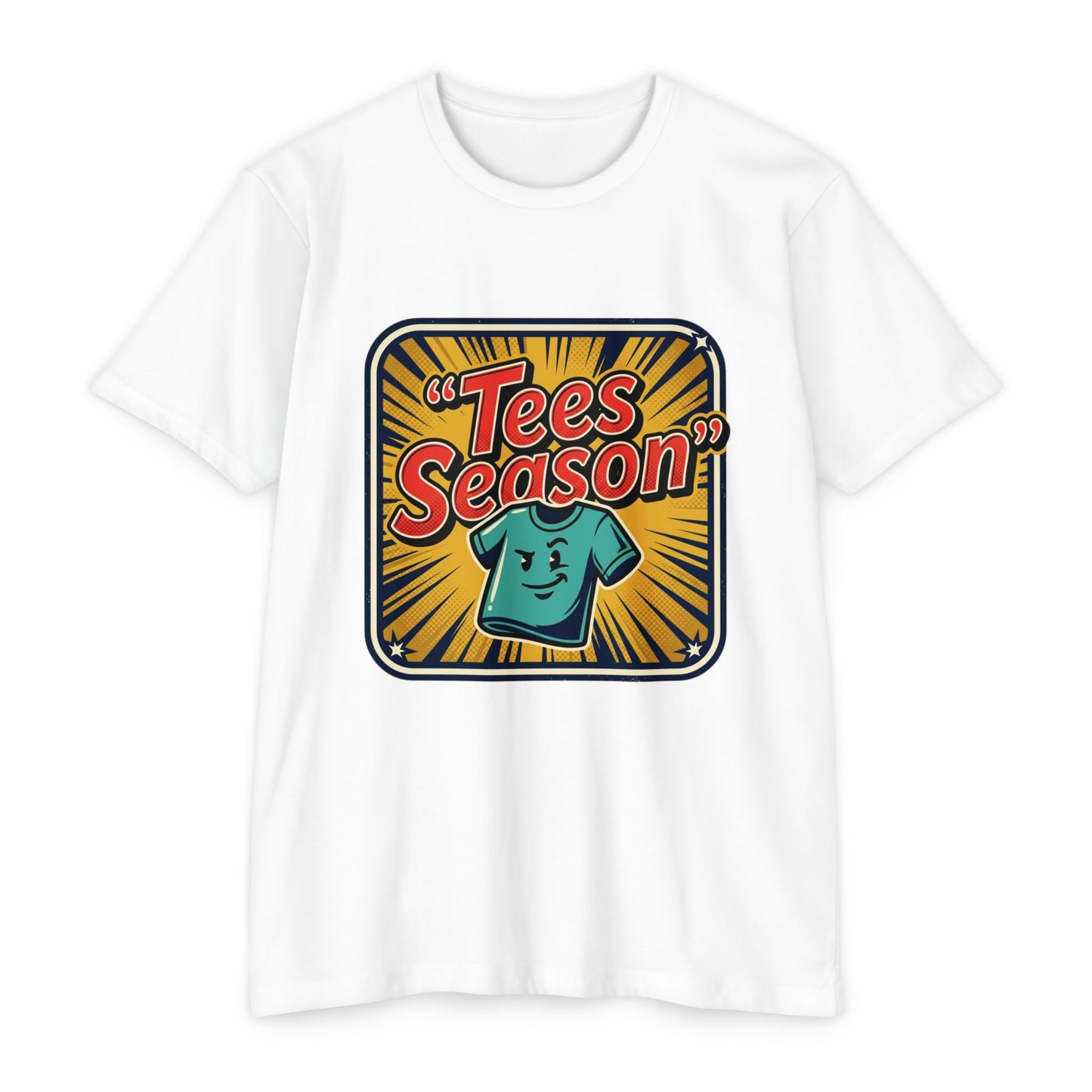 Retro Pop Art 'Tees Season' T-Shirt