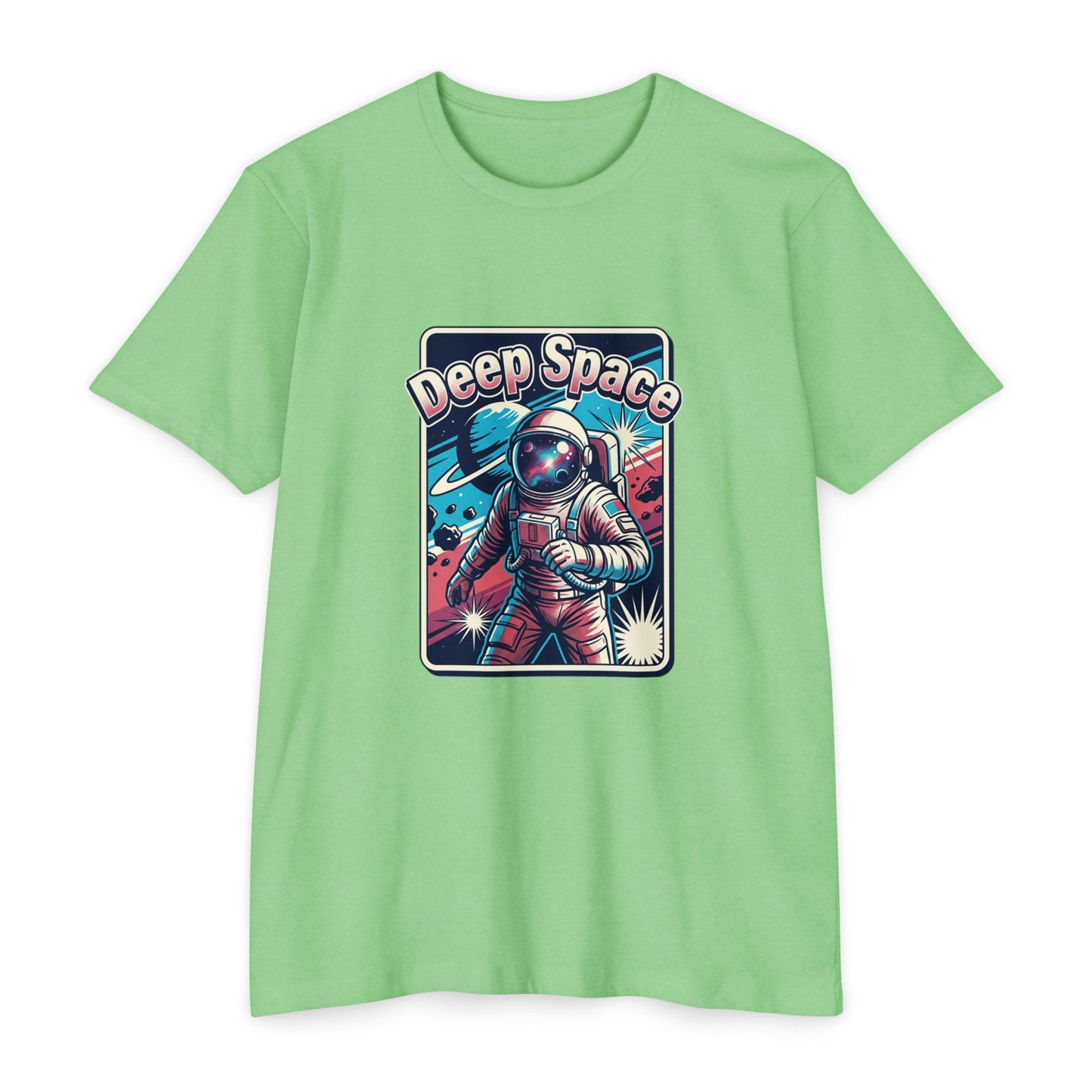 Deep Space Astronaut T-Shirt — Retro Space Exploration Tee