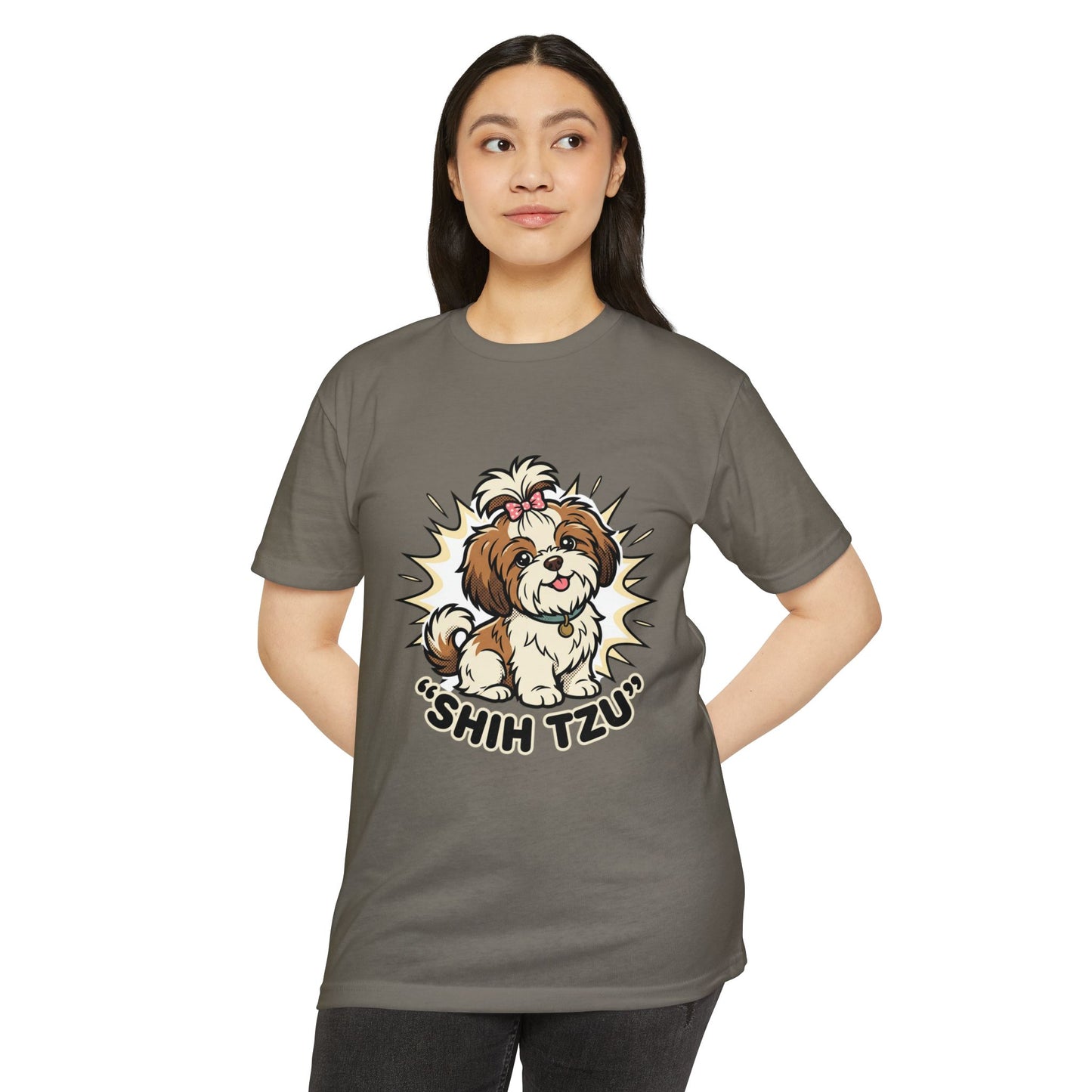 Shih Tzu Cute Cartoon T-Shirt — Adorable Dog Lover Tee