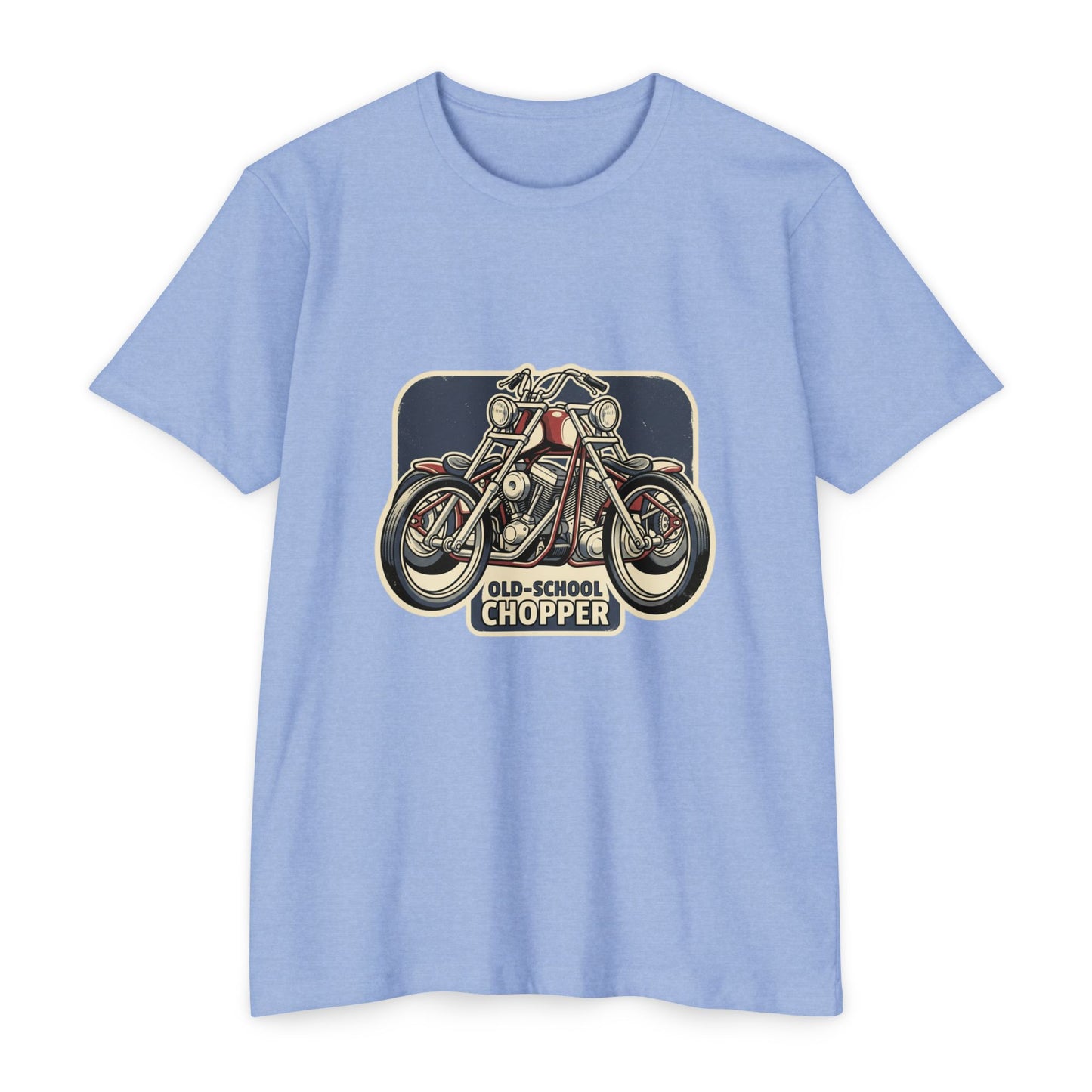 Old-School Chopper Motorcycle T-Shirt — Vintage Biker Tee