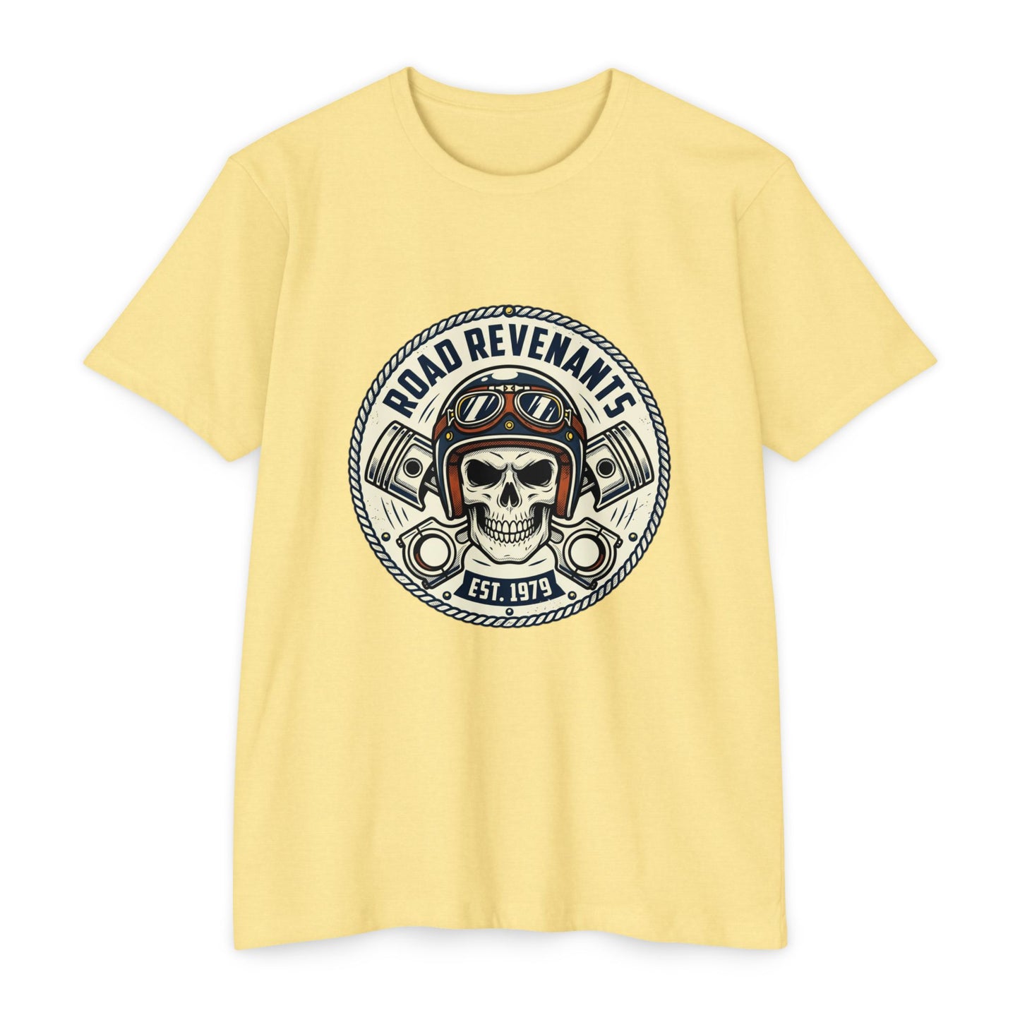Road Revenants Skull Motorcycle T-Shirt