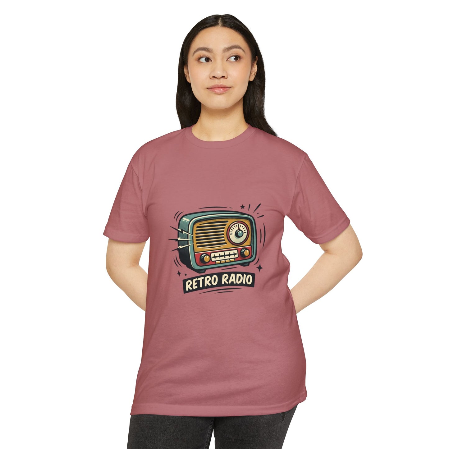 Retro Radio T-Shirt — Vintage Music Graphic Tee