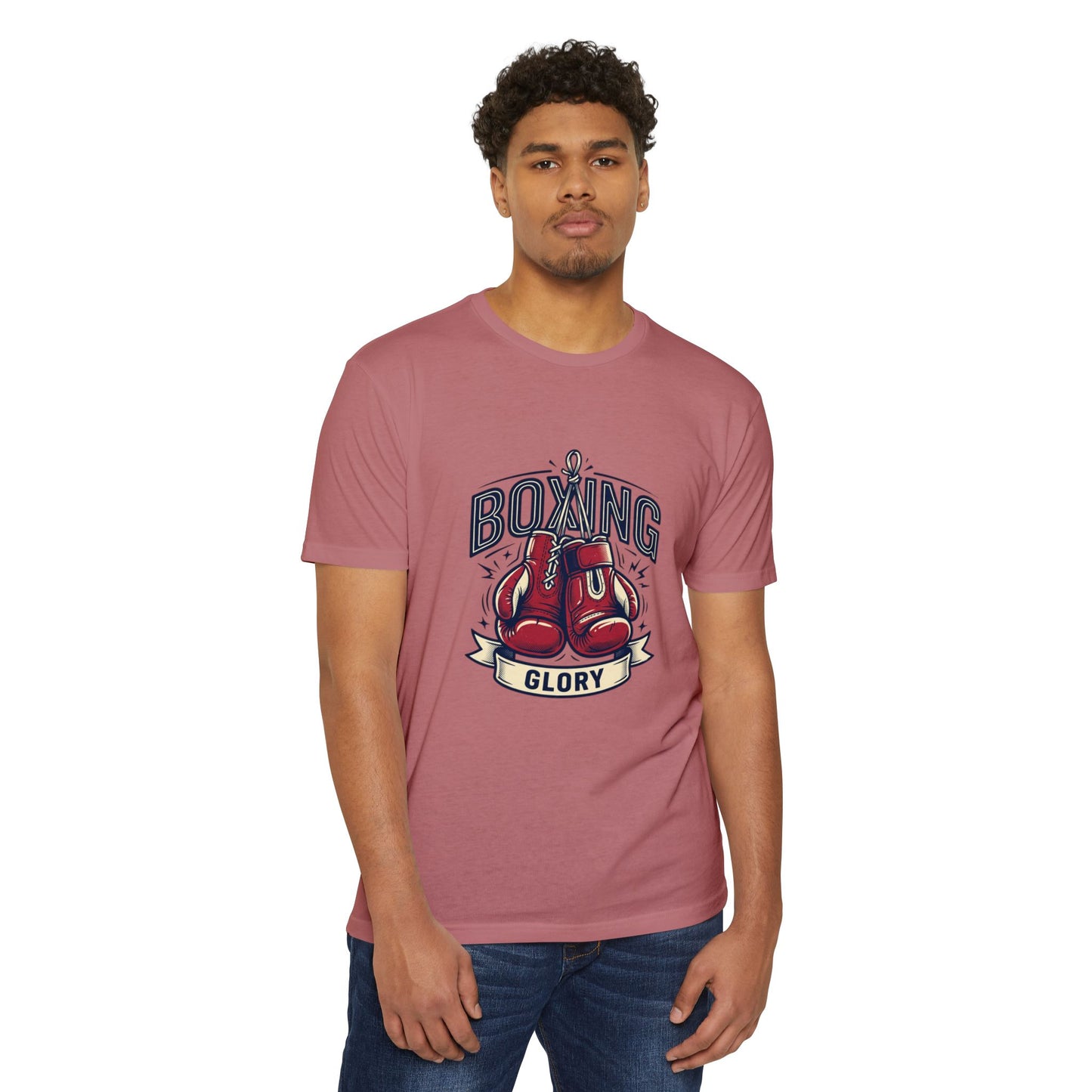 Boxing Glory T-Shirt – Vintage Red Gloves Graphic Tee