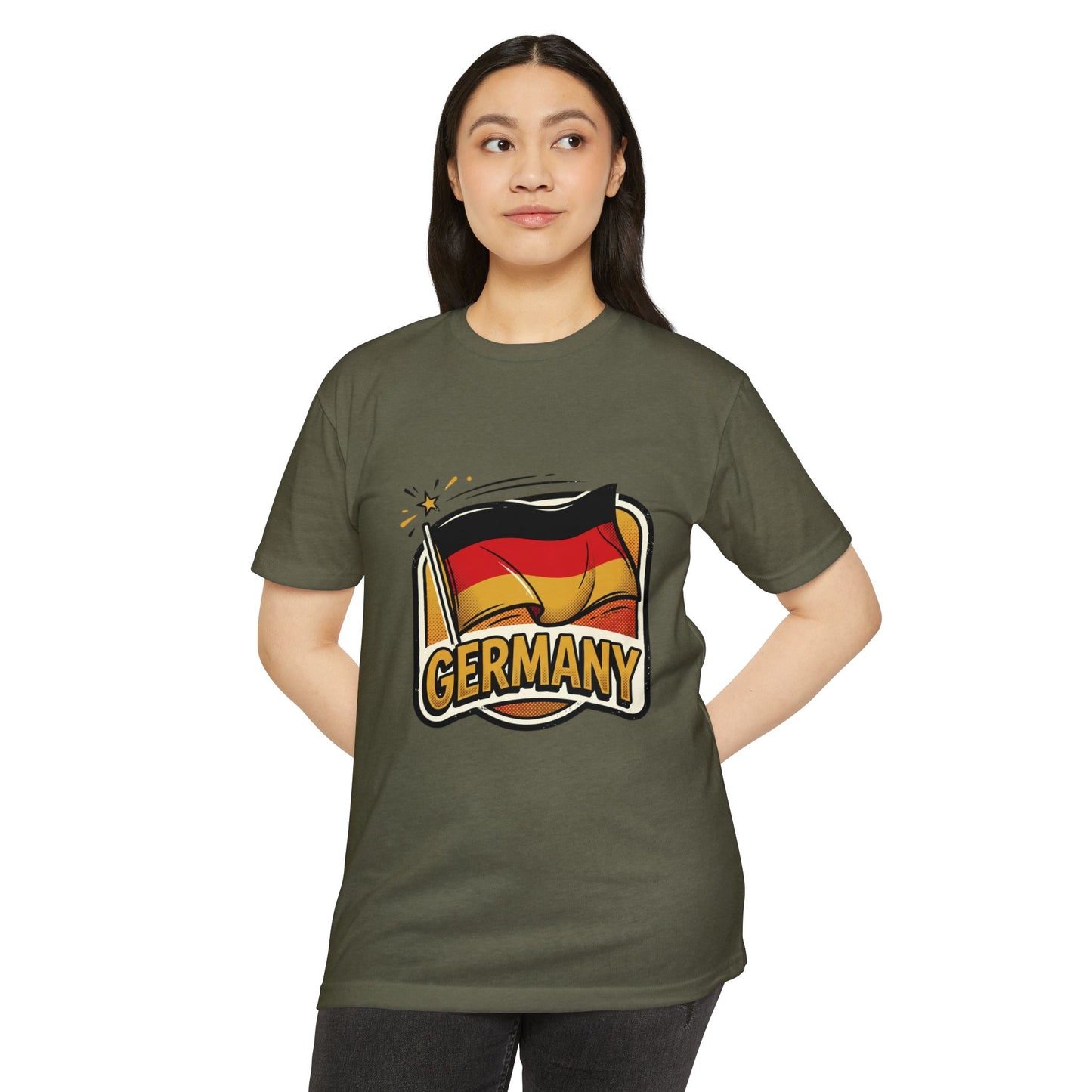 Germany Flag Retro Sports T-Shirt — Vintage Team Fan Tee