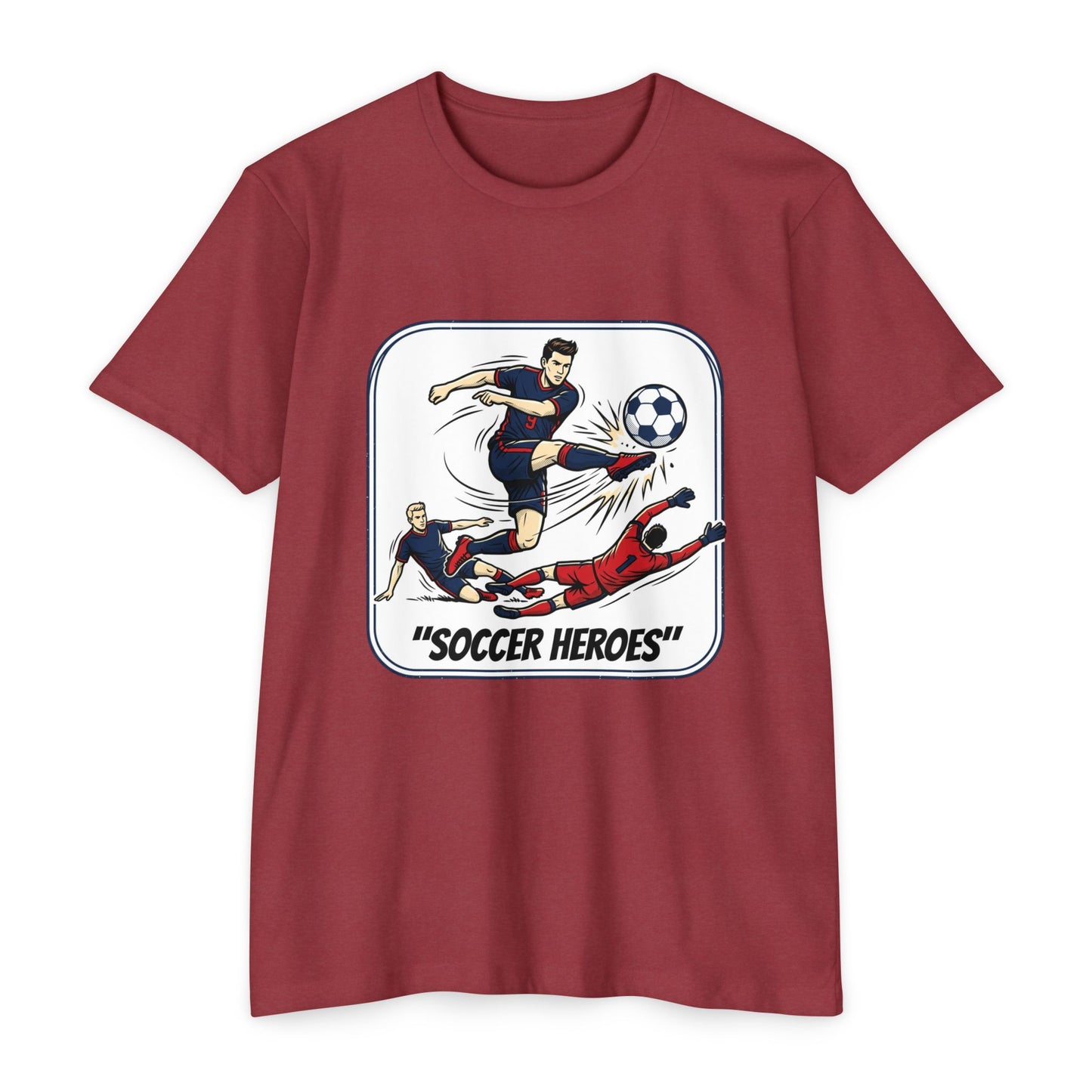 Soccer Heroes T-Shirt — Vintage Comic Soccer Graphic Tee