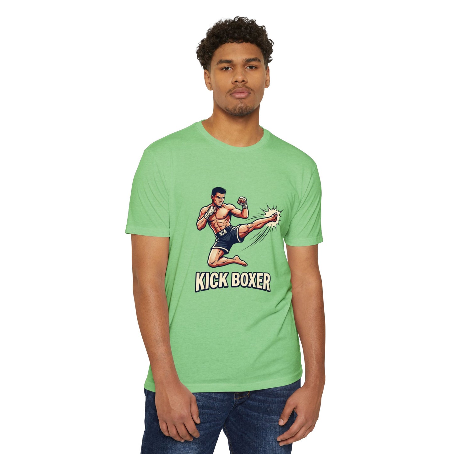 Camiseta Kick Boxer — Camiseta Retro Gráfica de Artes Marciales