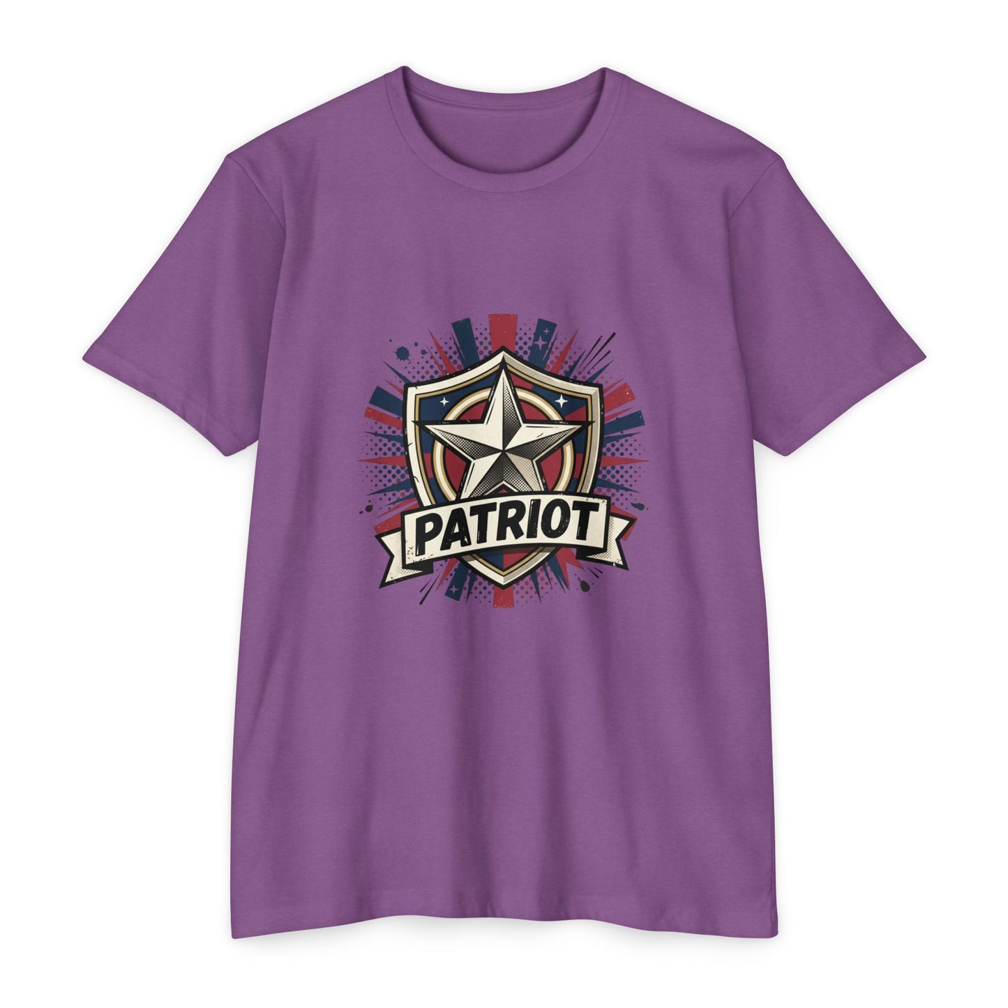 Patriot Shield T-Shirt — Vintage American Star Graphic Tee