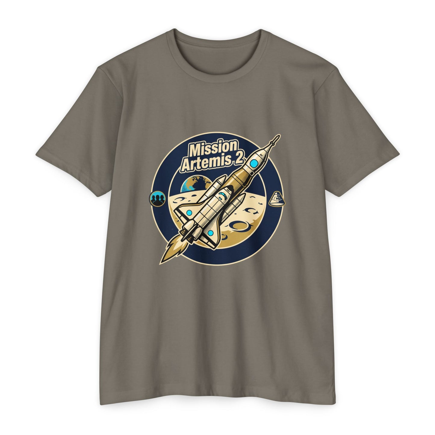 Mission Artemis II Retro Space T-Shirt — Artemis 2 Rocket Tee
