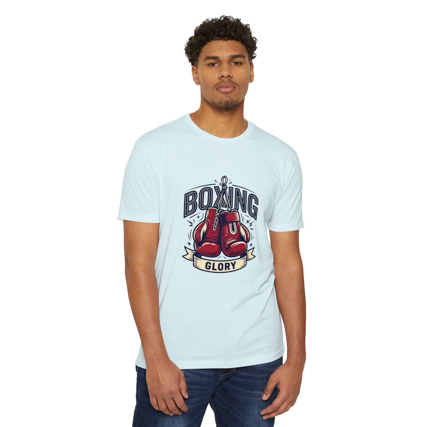Boxing Glory T-Shirt – Vintage Red Gloves Graphic Tee