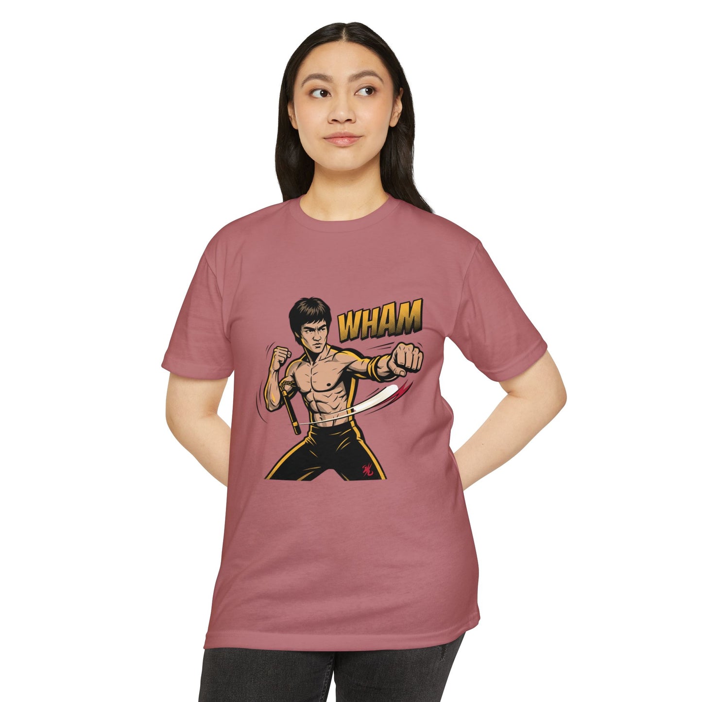 Camiseta gráfica de artes marciales — Camiseta de luchador estilo Bruce 'WHAM'