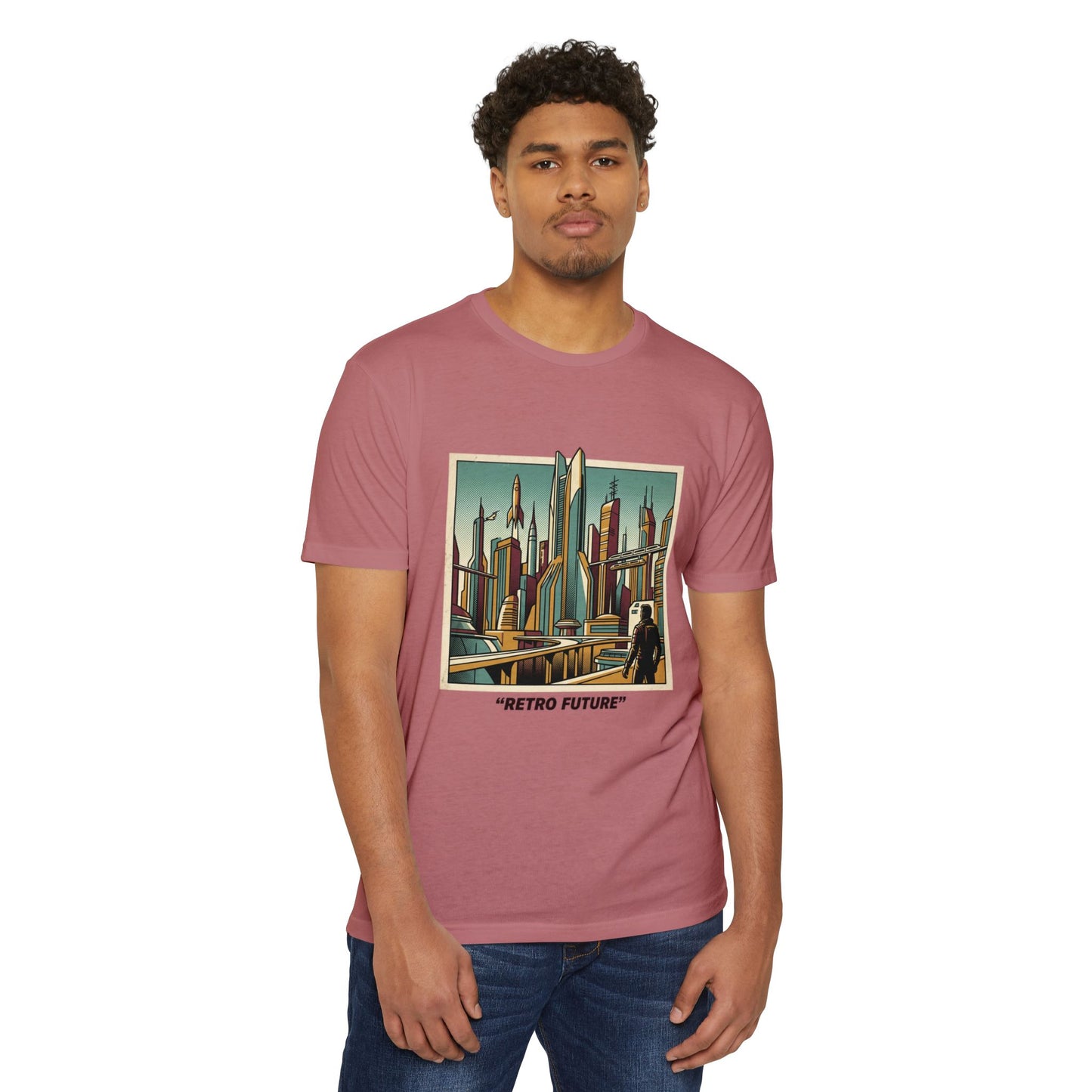 Retro Future Vintage Sci‑Fi City T‑Shirt