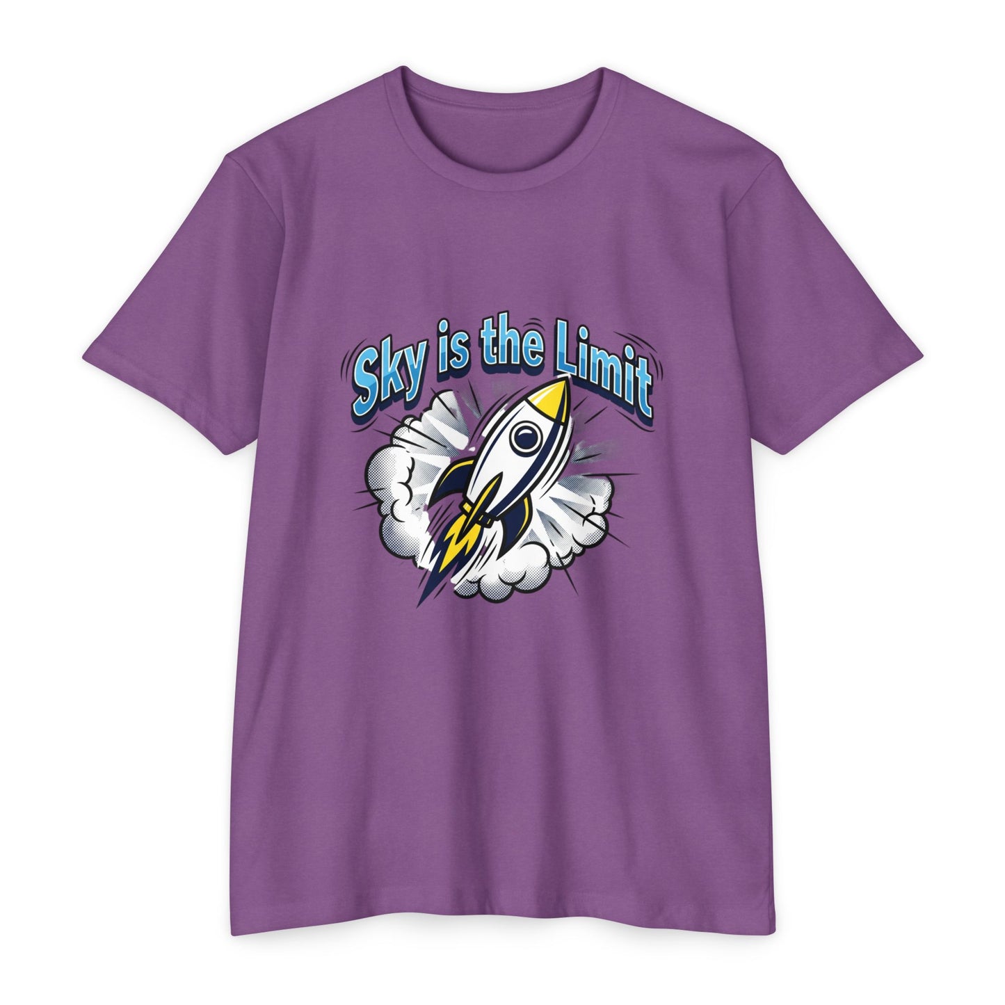 Sky Is the Limit Rocket T-Shirt — Inspirational Graphic Tee