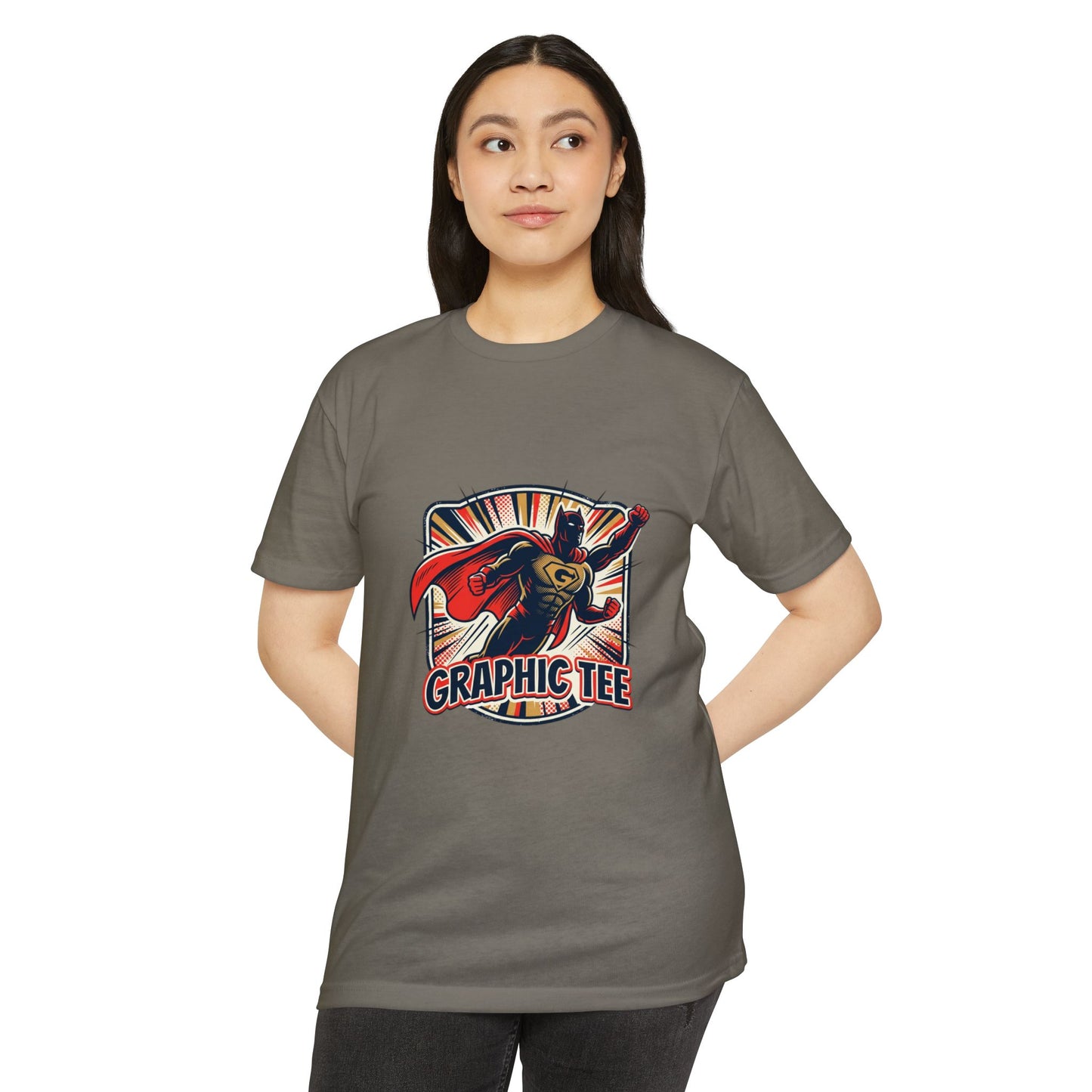 Retro Superhero Graphic Tee — Vintage Comic T-Shirt