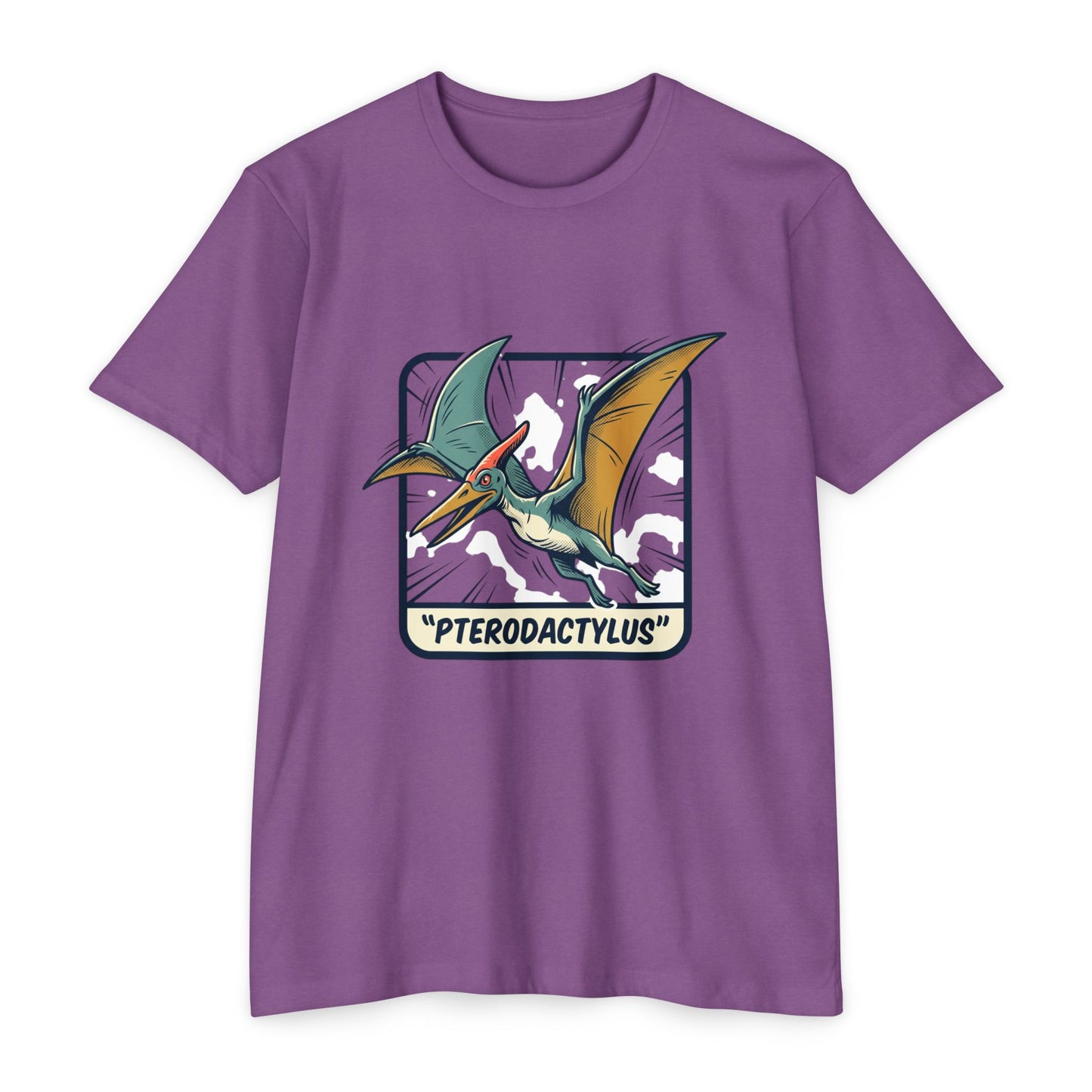 Vintage Pterodactylus Dino T-Shirt — Retro Dinosaur Graphic Tee