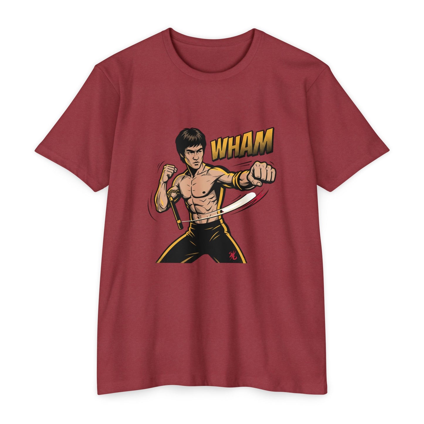 Camiseta gráfica de artes marciales — Camiseta de luchador estilo Bruce 'WHAM'