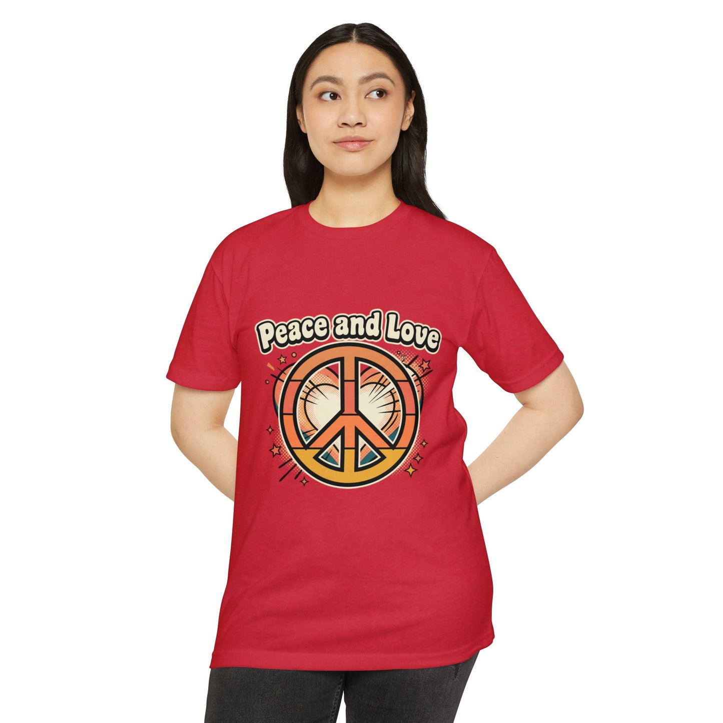 Peace and Love Vintage Peace Sign T-Shirt