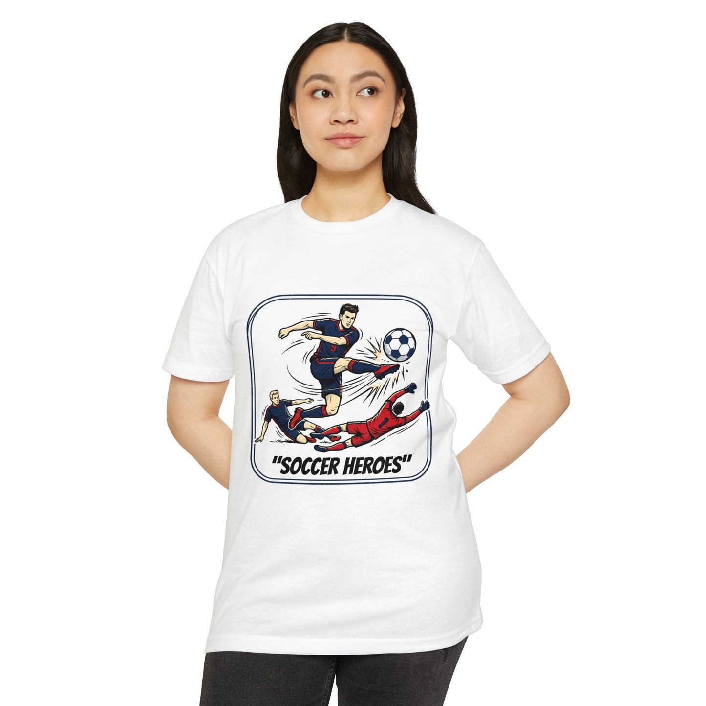 Soccer Heroes T-Shirt — Vintage Comic Soccer Graphic Tee