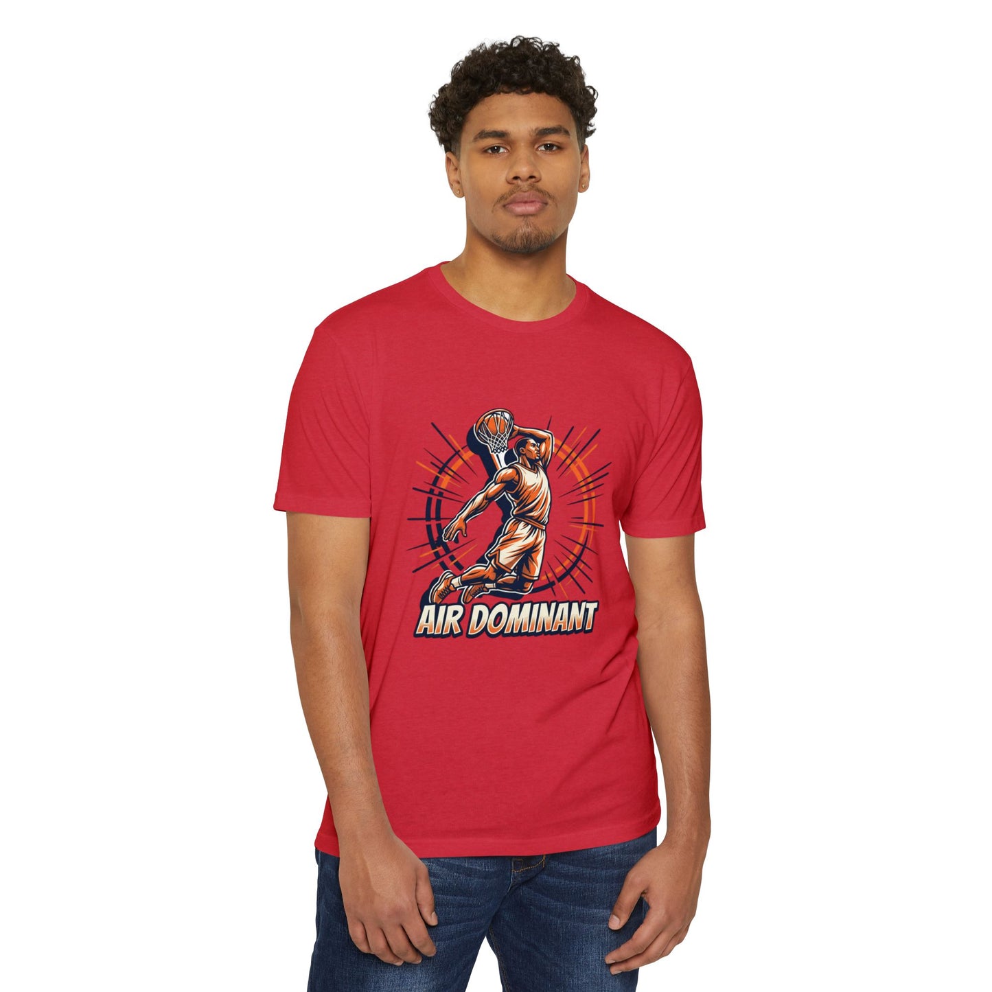 Air Dominant Basketball T-Shirt — Slam Dunk Player Graphic Tee