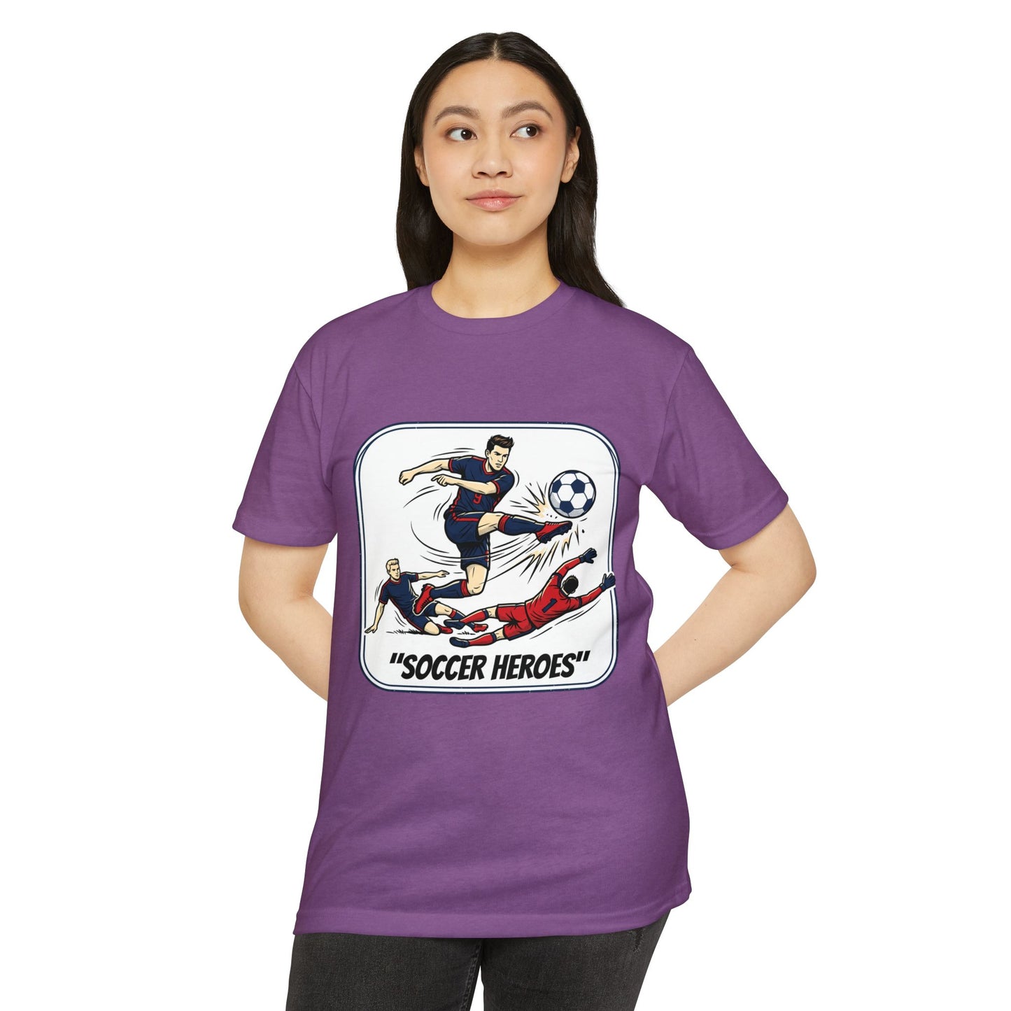 Soccer Heroes T-Shirt — Vintage Comic Soccer Graphic Tee