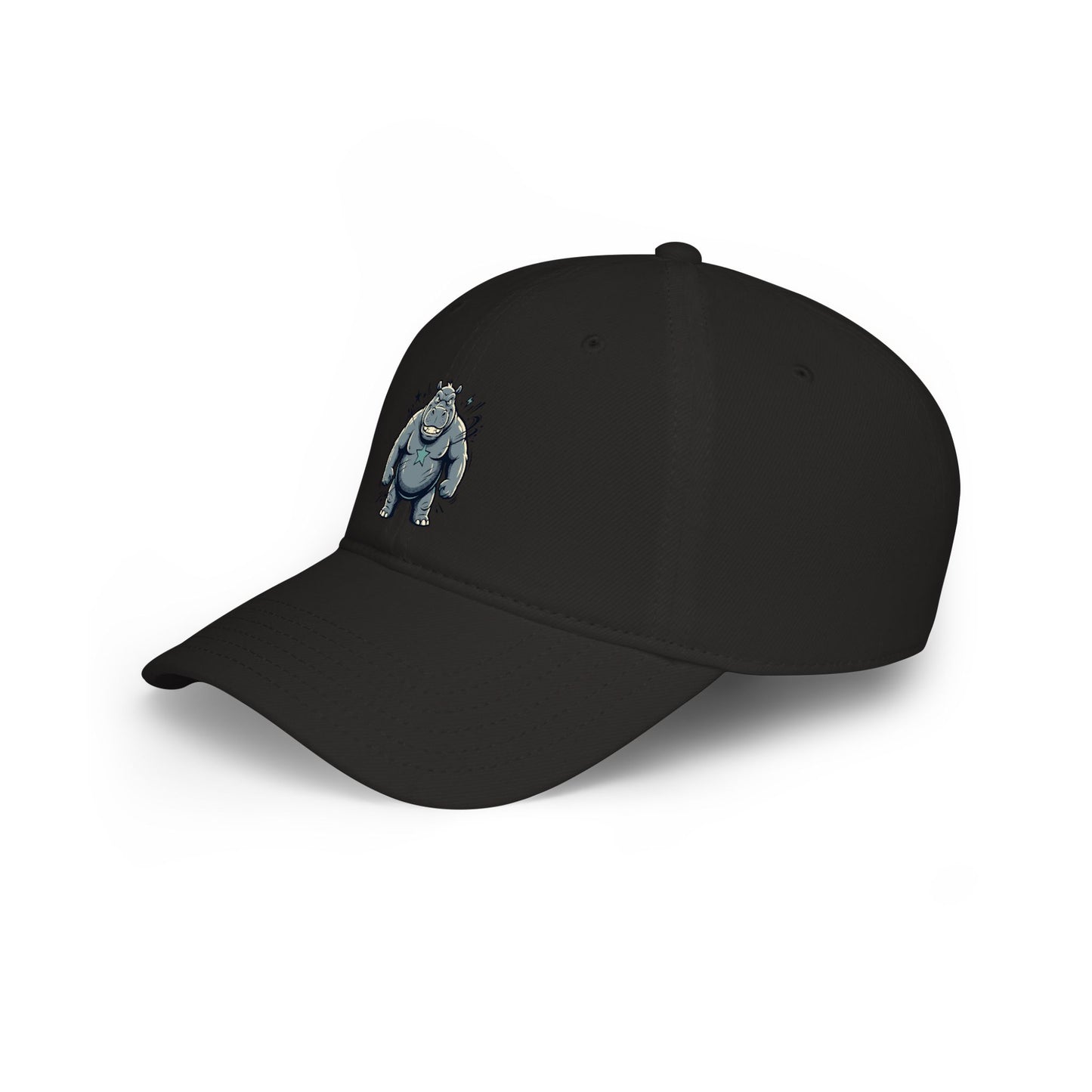 Cute Grumpy Monster Embroidered Baseball Cap