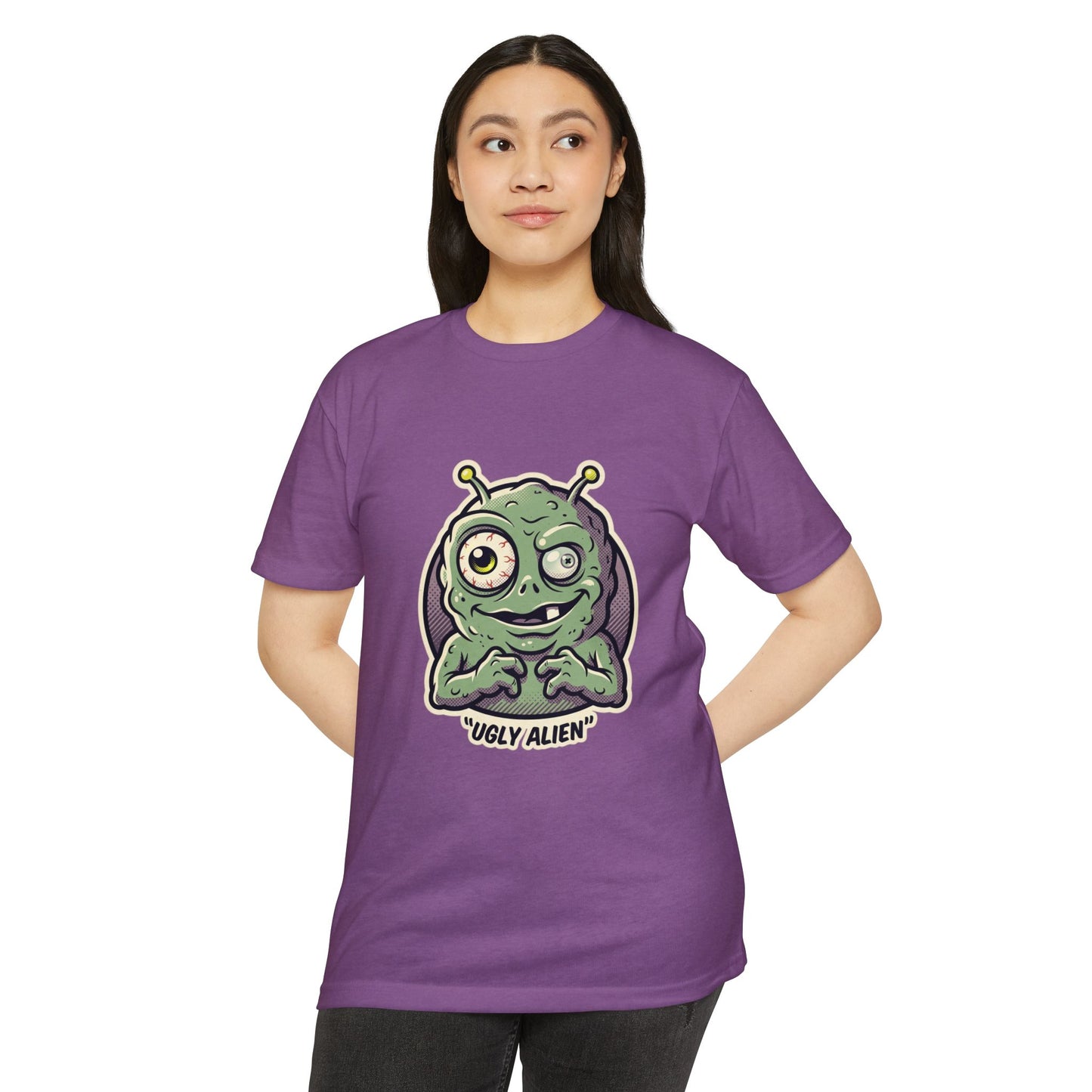 Funny Ugly Alien T-Shirt — Cartoon Graphic Tee