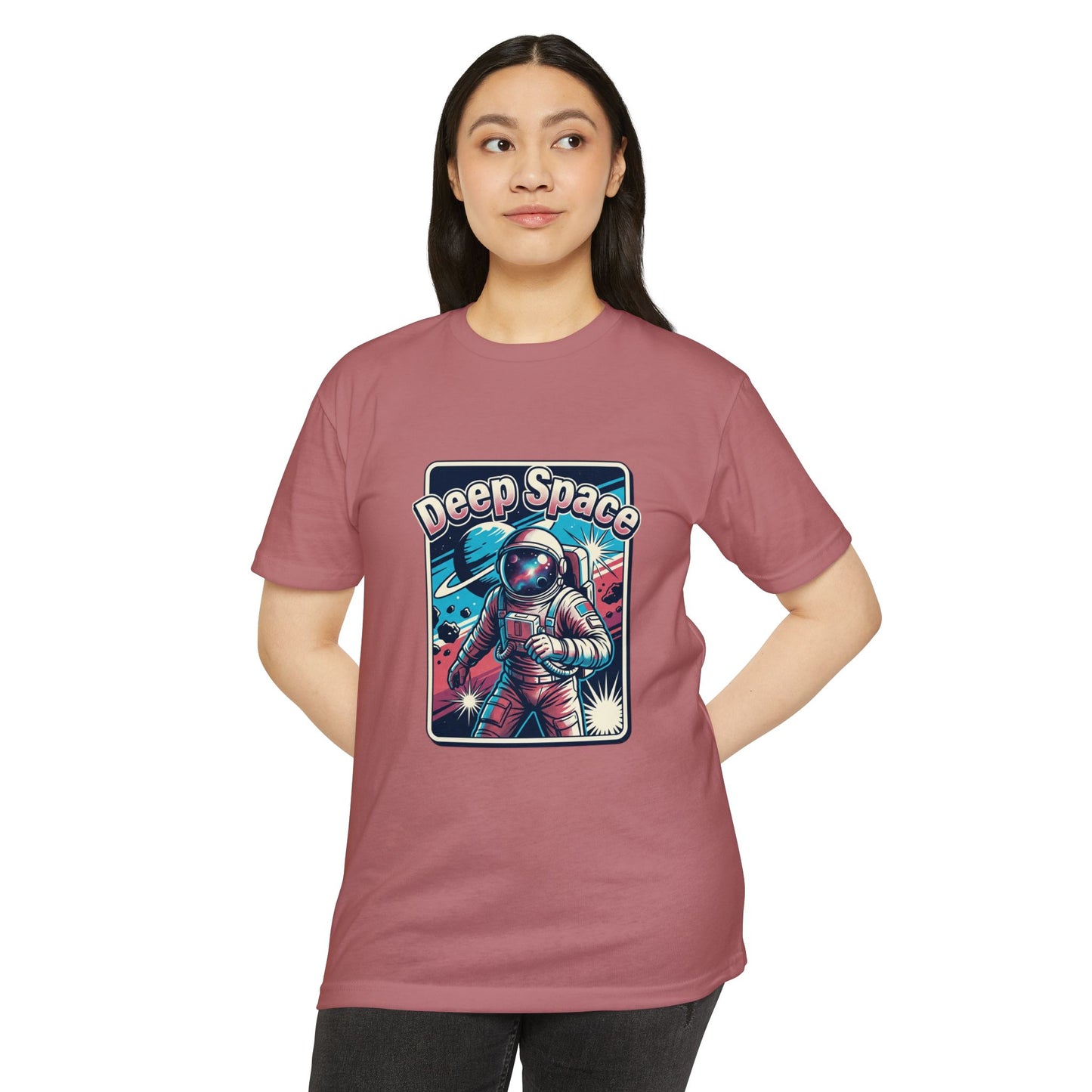 Deep Space Astronaut T-Shirt — Retro Space Exploration Tee
