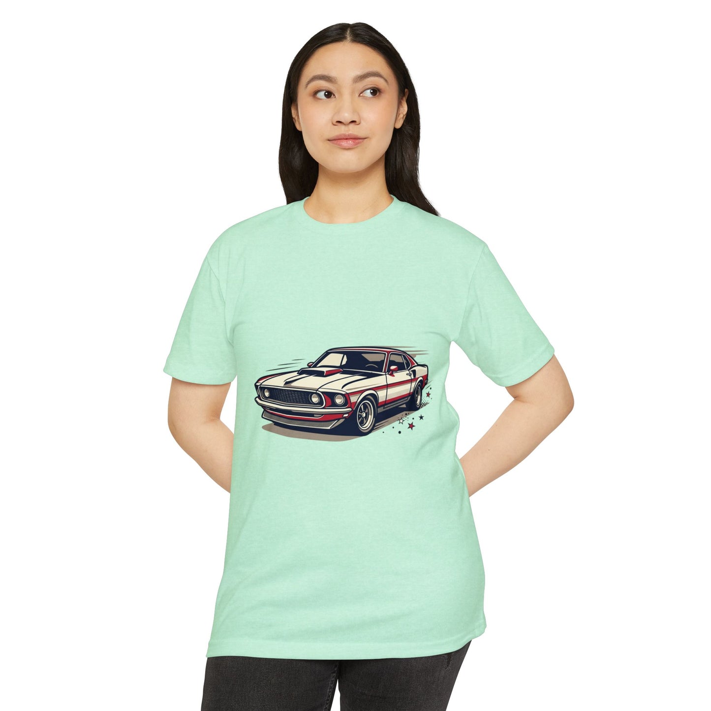 Classic Muscle Car T-Shirt — Retro Racing Illustration Tee