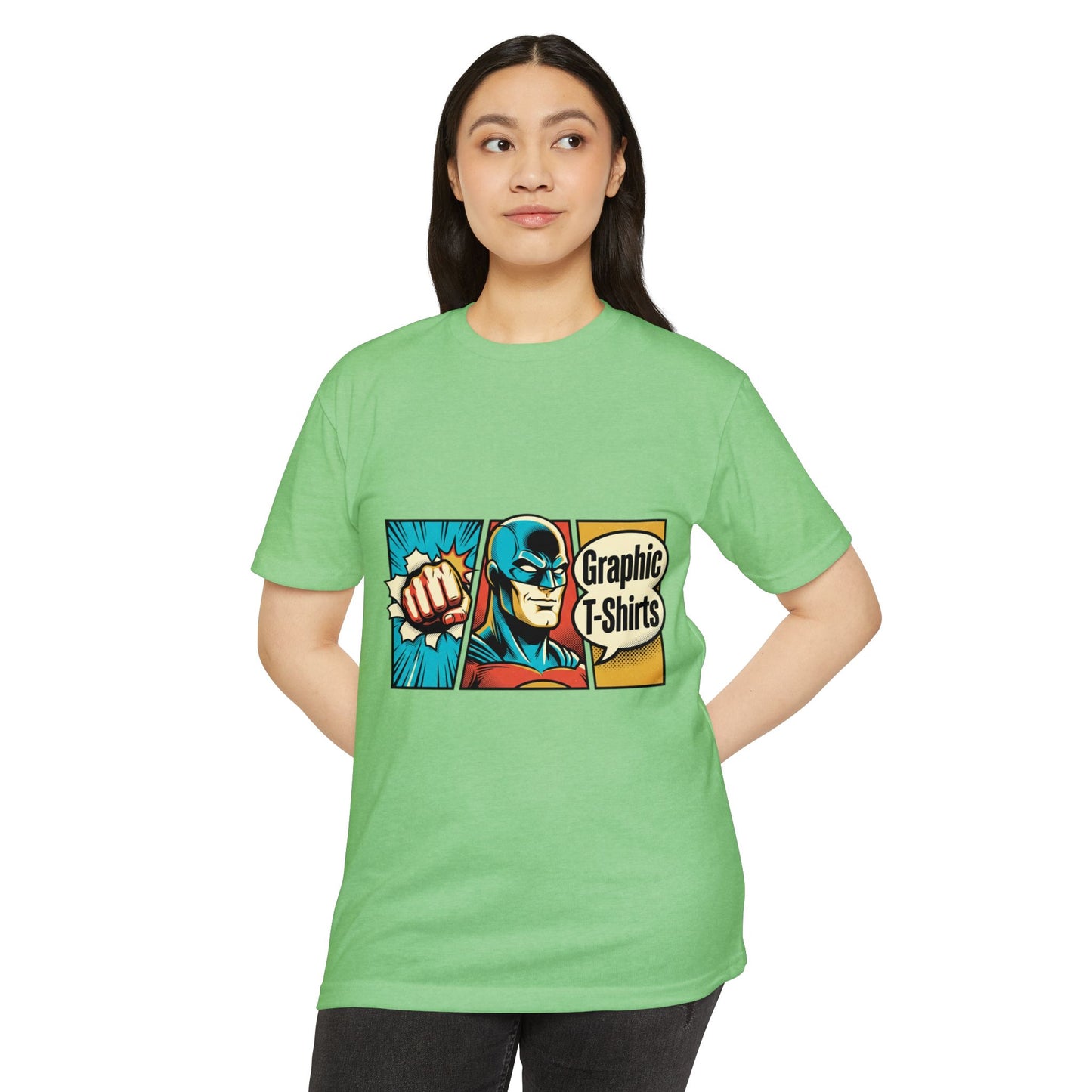 Retro Comic Superhero T-Shirt — Pop Art Graphic Tee