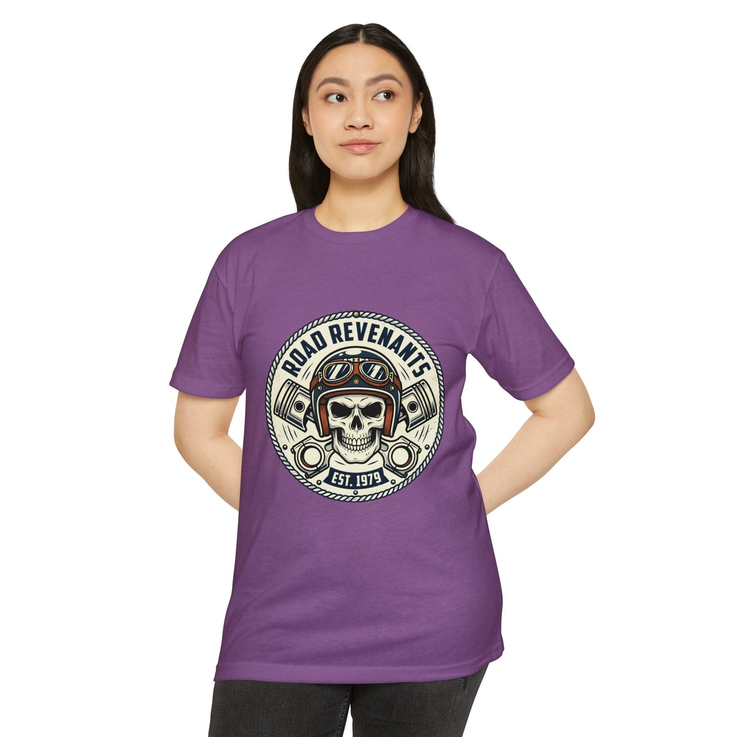 Road Revenants Skull Motorcycle T-Shirt