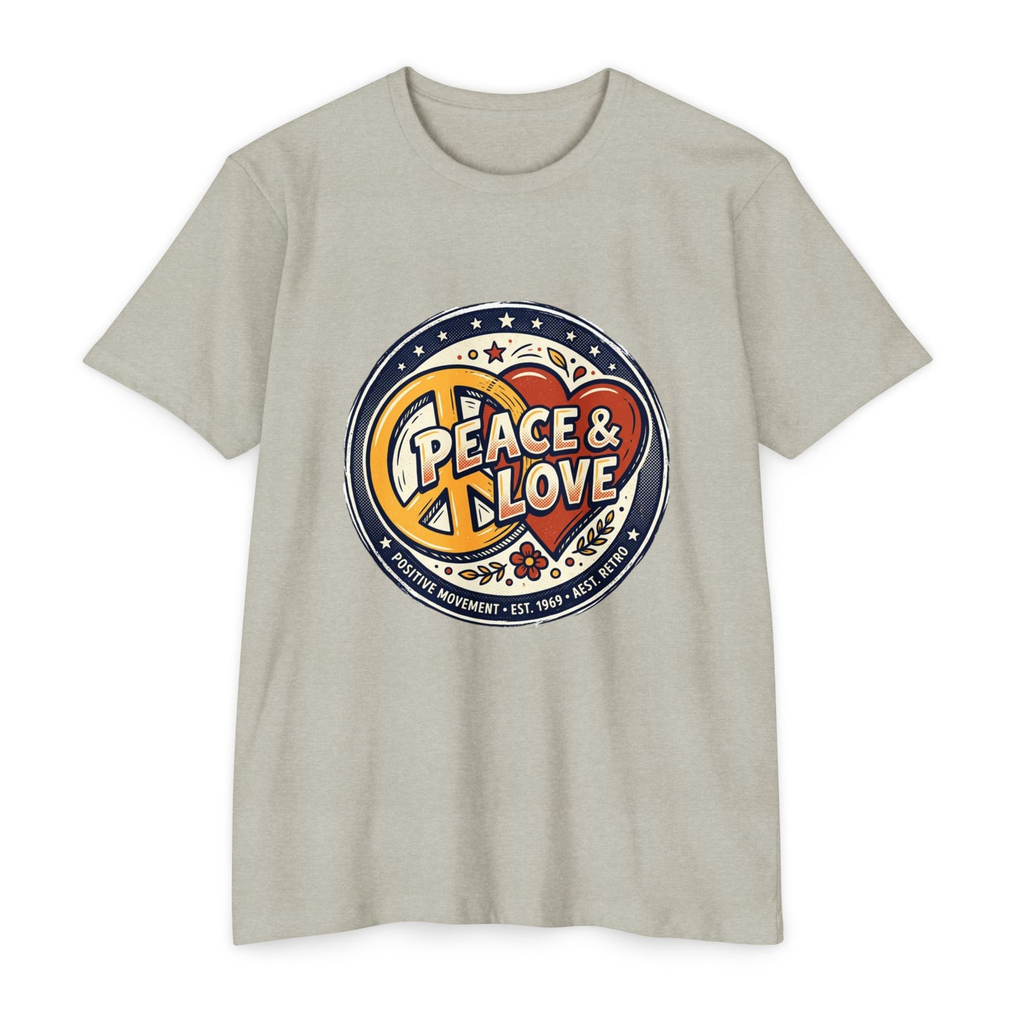 Peace & Love Retro Peace Sign T-Shirt